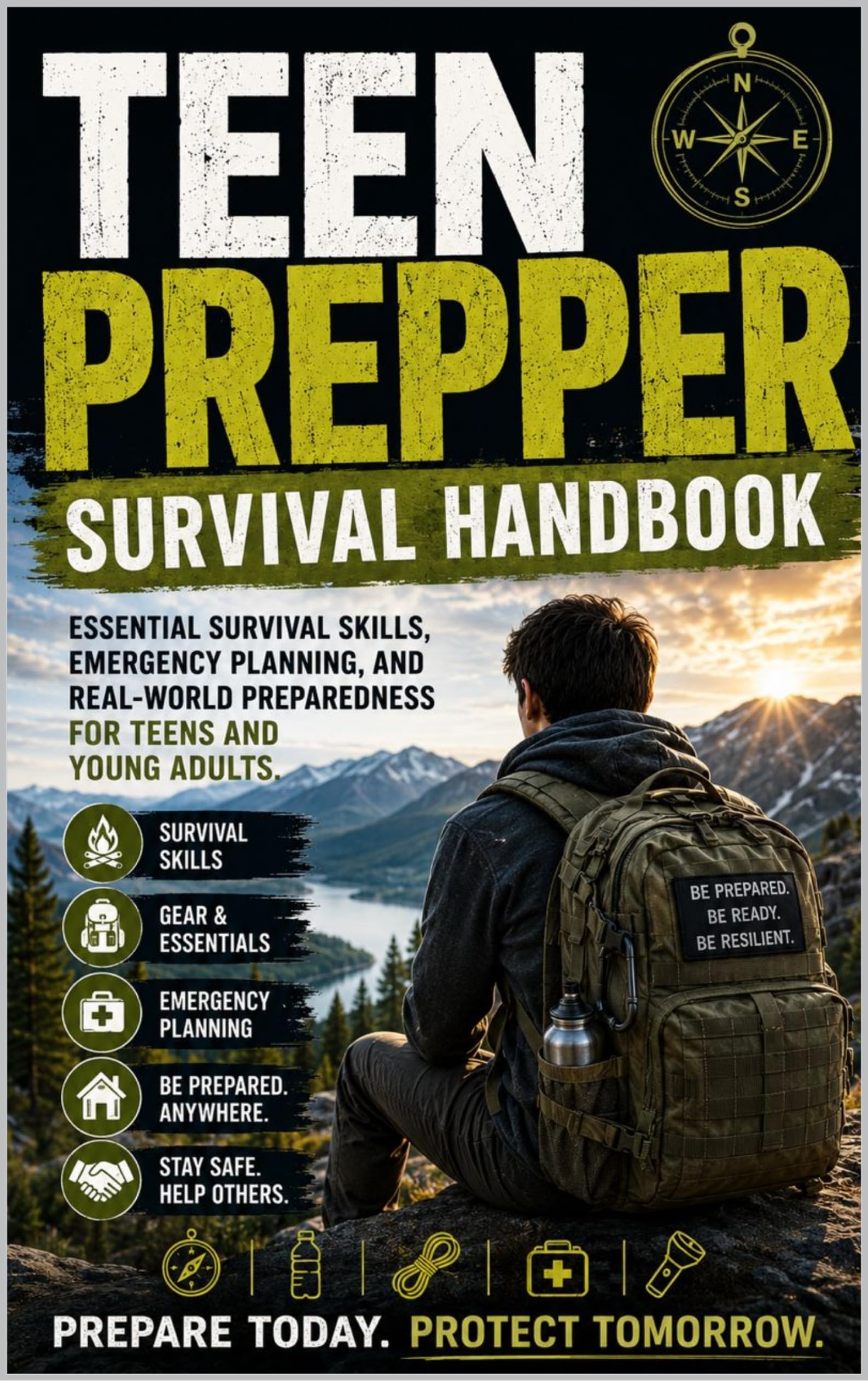 Teen Prepper Survival Handbook: Essential Survival Skills, Emergency Planning, and Real-world Preparedness for Teens and Young Adults