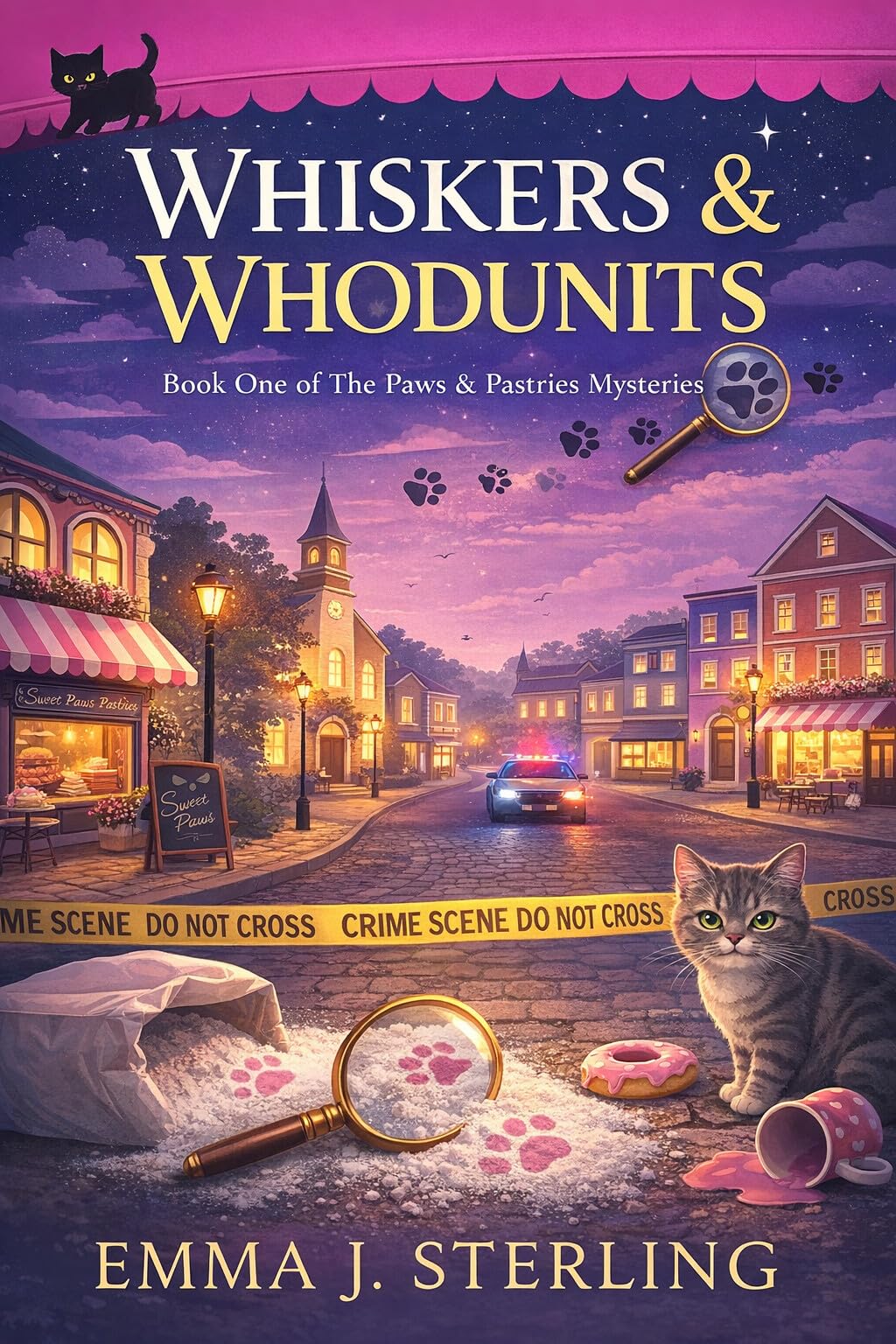 Whiskers & Whodunits: Book One of the Paws & Pastries Mysteries