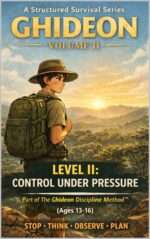 Ghideon – Volume Ii: Control Under Pressure: Structured Survival Training for Teens | Decision-making, Outdoor Discipline & Leadership Skills