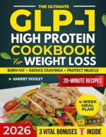 The Ultimate Glp-1 High Protein Cookbook for Weight Loss: Easy & Delicious Recipes Ready in 20-minute to Burn Fat, Lower Cravings, Protect Muscle & Manage Side Effects | Incl. 4-week Meal Plan