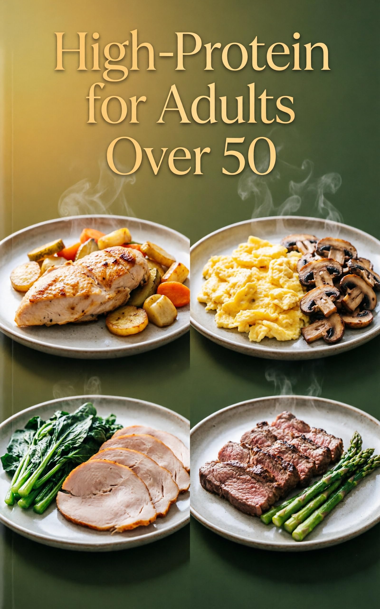 High-protein for Adults Over 50: Nutrient-rich Meals for Healthy Aging, Strength, and Vitality, Everyday Recipes for Healthy Home Cooking