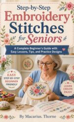 Step-by-step Embroidery Stitches for Seniors : a Complete Beginner’s Guide With Easy Lessons, Tips, and Practice Designs