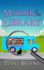 Murder in the Library Word Travels Mobile Bookshop Cozy Mystery Book