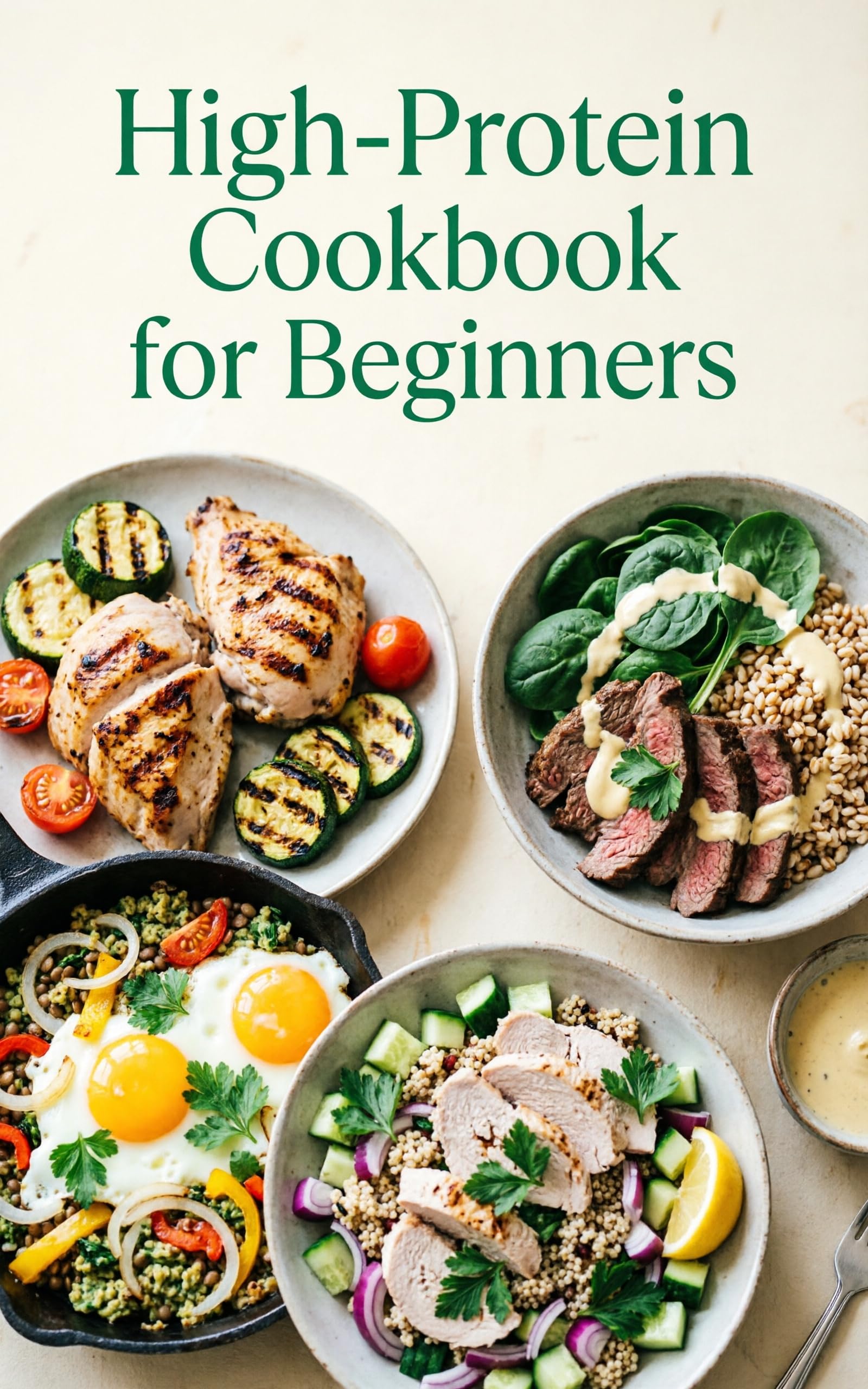 High-protein Cookbook for Beginners: Simple Recipes, a Practical Meal Plan, and Everyday Foods for Muscle Maintenance, Satiety, and Balanced Energy Throughout the Day