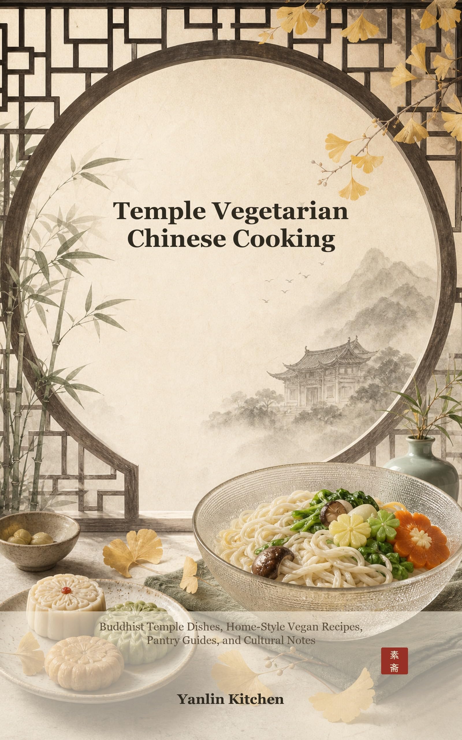 Temple Vegetarian Chinese Cooking: Buddhist Temple Dishes, Home-style Vegan Recipes, Pantry Guides, and Cultural Notes