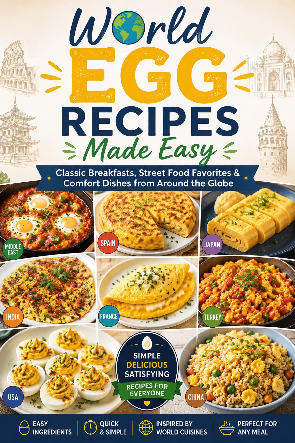 World Egg Recipes Made Easy: Classic Breakfasts, Street Food Favorites & Comfort Dishes From Around the Globe