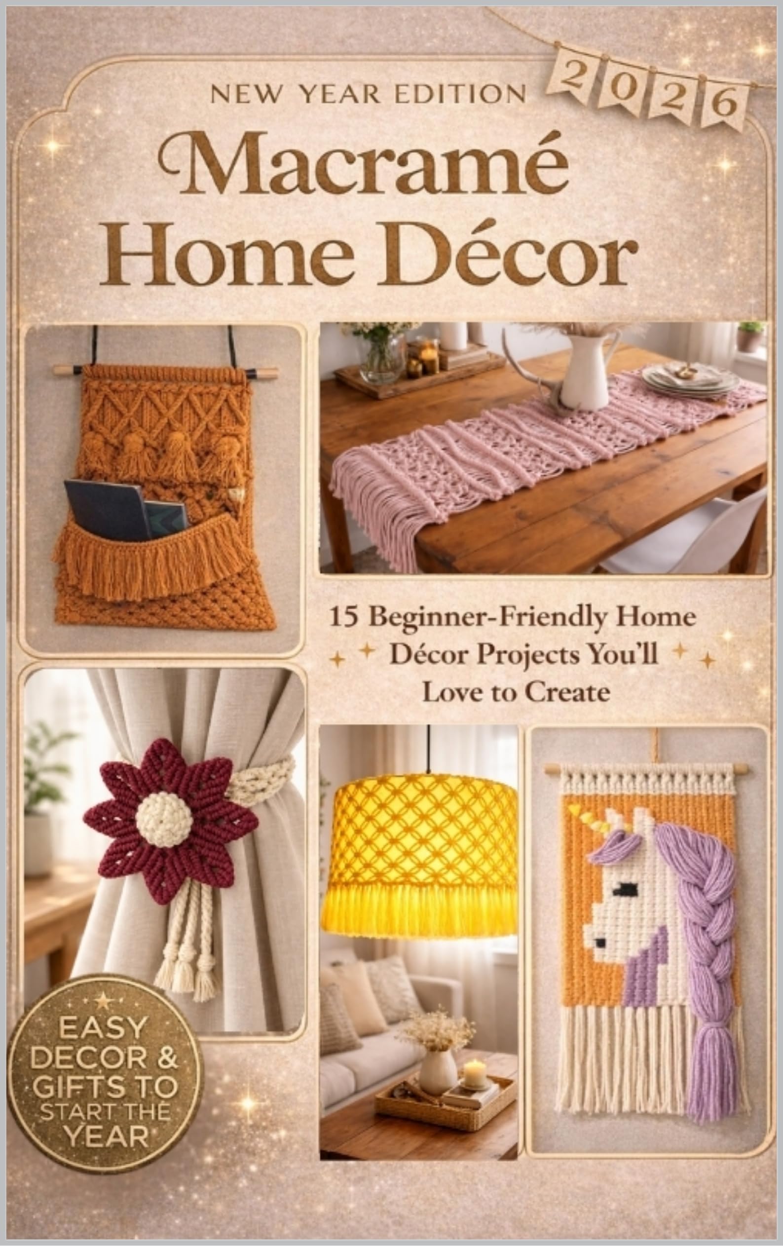 Macrame Home Decor: New Year Edition