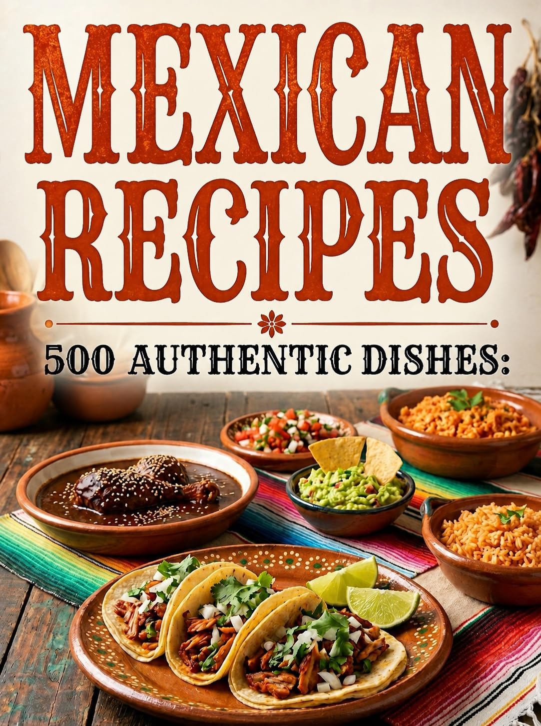 Mexican Recipes: 500 Authentic Dishes: the Ultimate Collection of Traditional Techniques, Regional Favorites, and Timeless Flavors