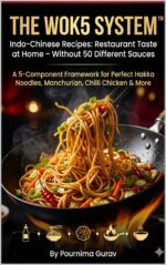 The Wok5 System™ Indo-chinese Recipes: Restaurant Taste at Home – Without 50 Different Sauces: a 5-component Framework for Perfect Hakka Noodles, Manchurian, Chilli Chicken & More
