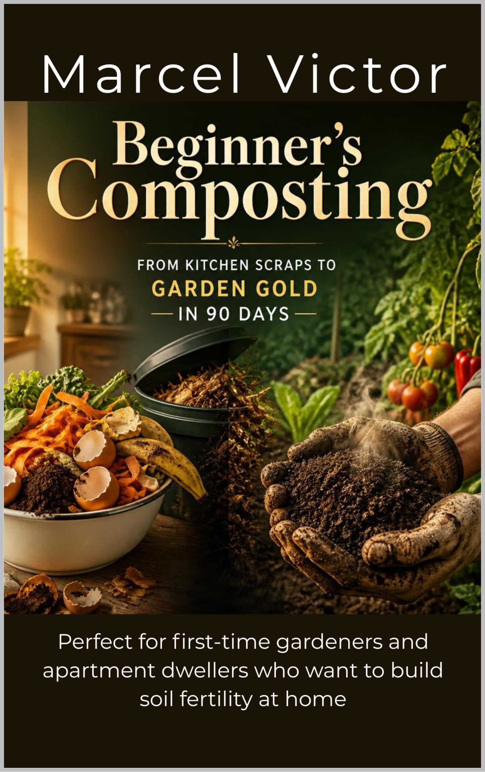 Beginner's Composting. From Kitchen Scraps to Garden Gold in 90 Days: Perfect for First-time Gardeners and Apartment Dwellers Who Want to Build Soil Fertility at Home Garden Center Book