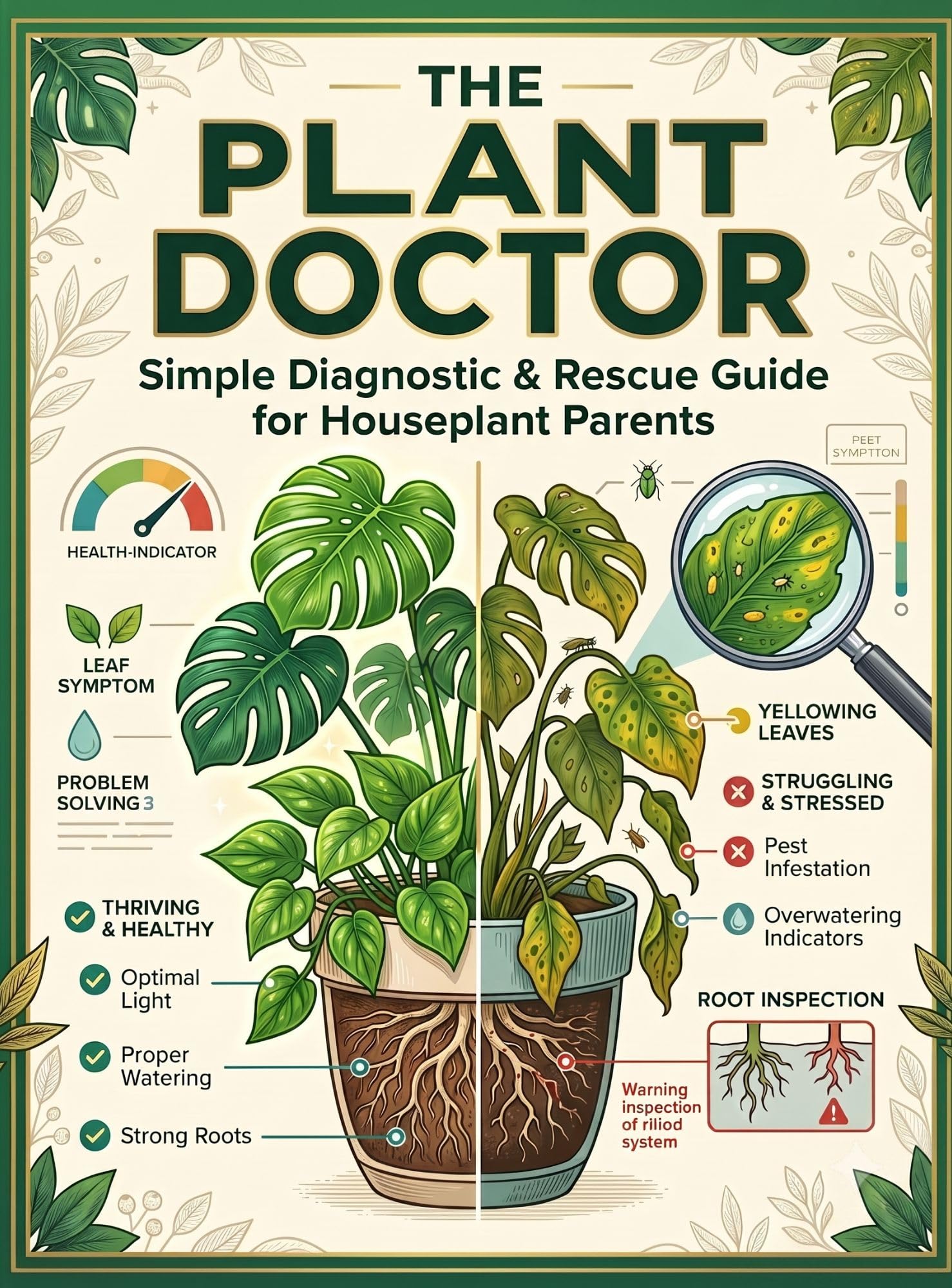 The Plant Doctor: Simple Diagnostic & Rescue Guide for Houseplant Parents