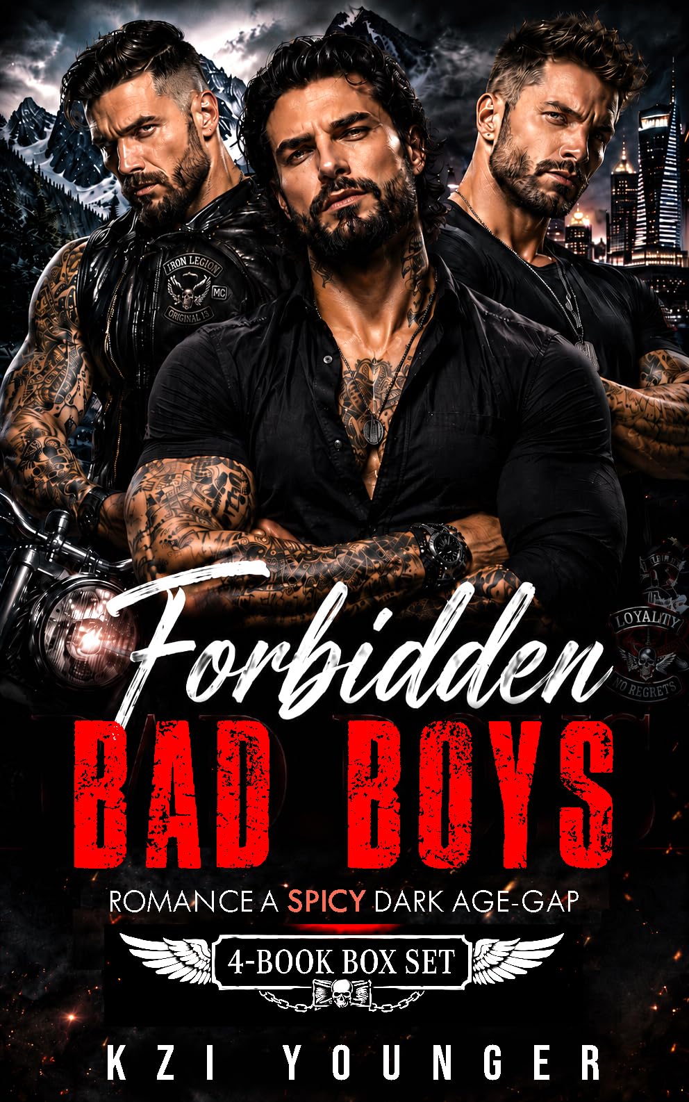 Forbidden Bad-boy Romance a Spicy Dark Age-gap Book Box Set: High-steam Level Curvy Girl & Older Men Smut, Lots of Heat & Filthy Standalone Novels