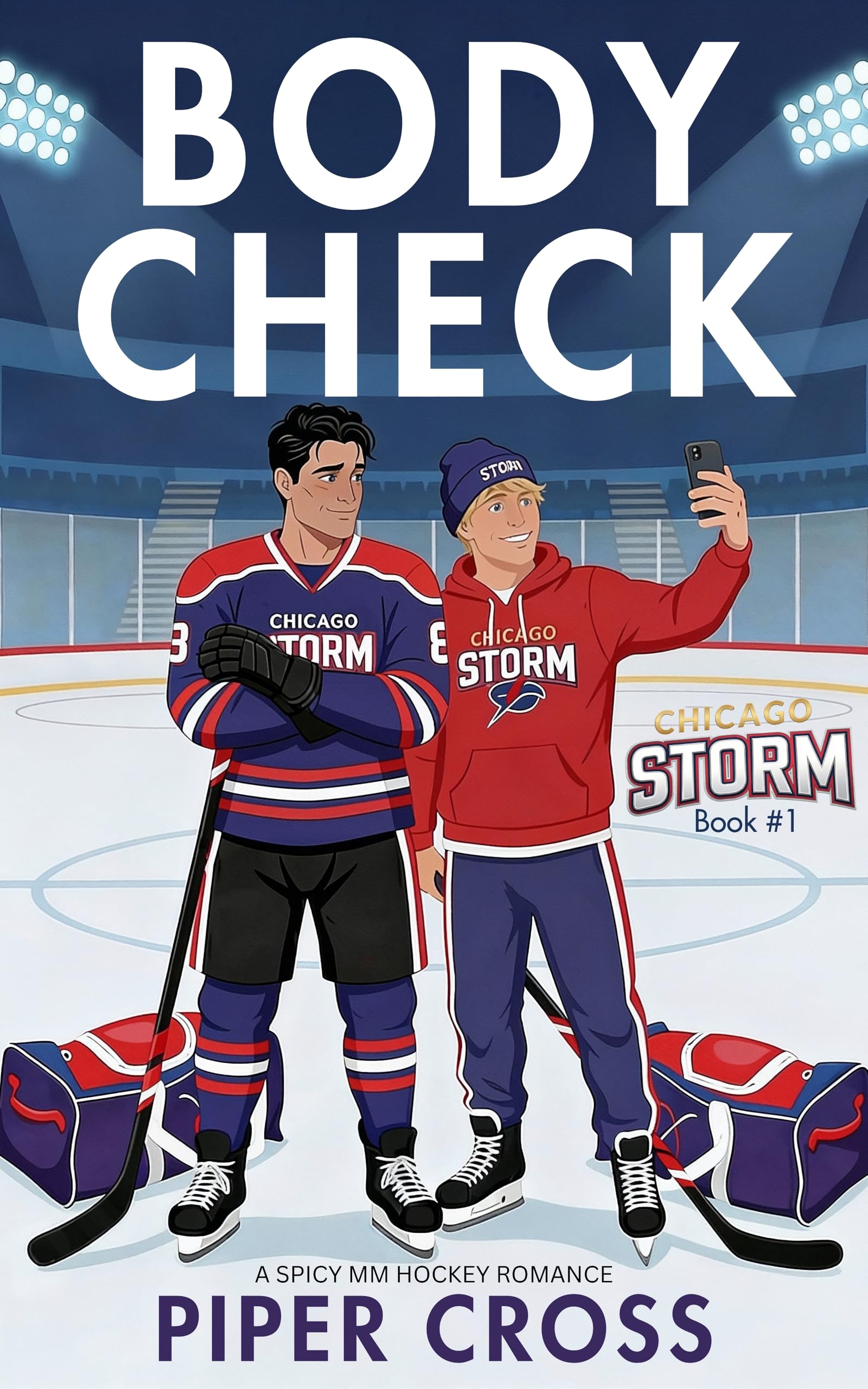 Body Check: a Spicy Grumpy Sunshine Captain Rookie Mm Hockey Romance Storm Book