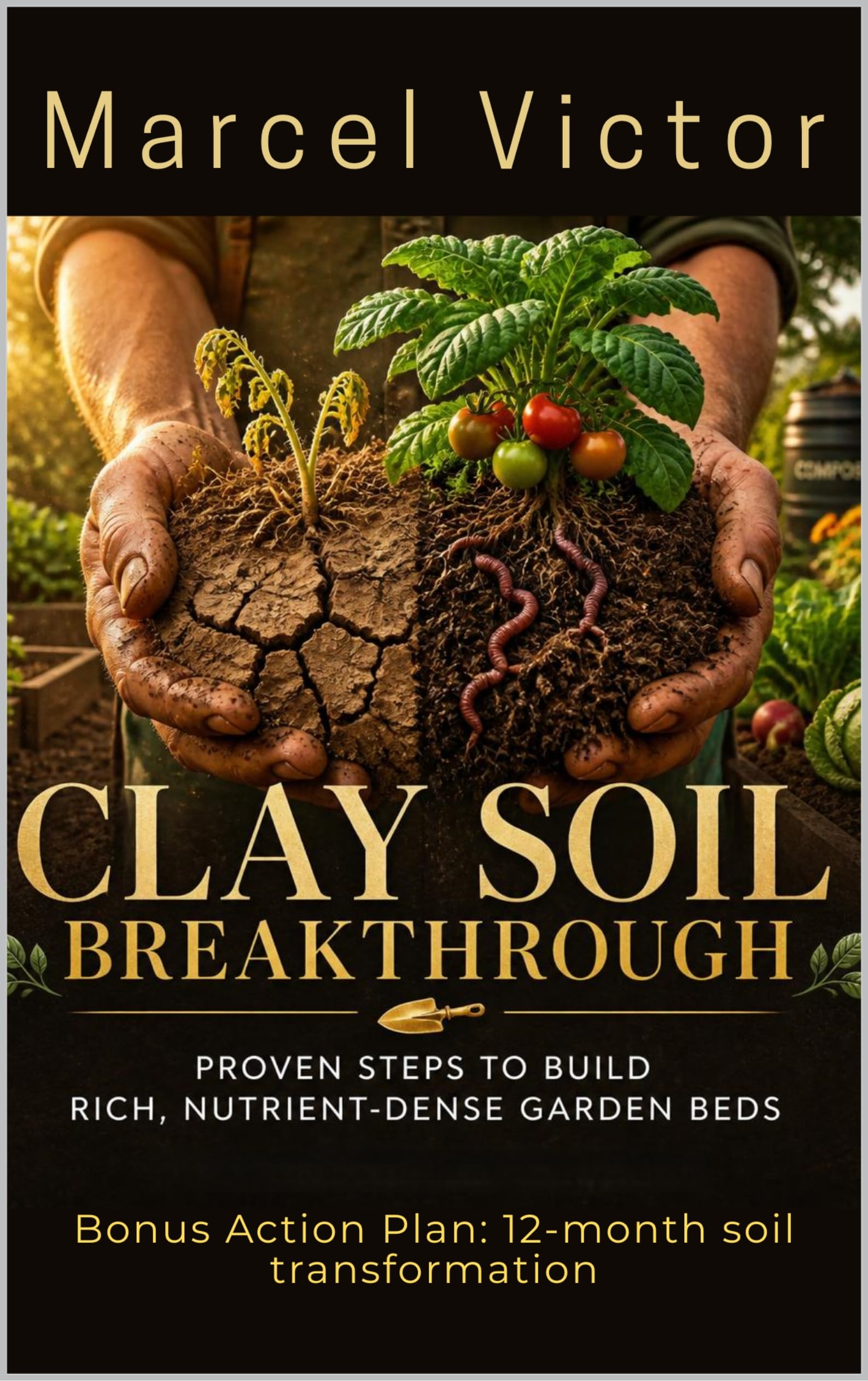 Clay Soil Breakthrough. Proven Steps to Build Rich, Nutrient-dense Garden Beds: Bonus Action Plan : Your 12-month Soil Transformation. Garden Center Book