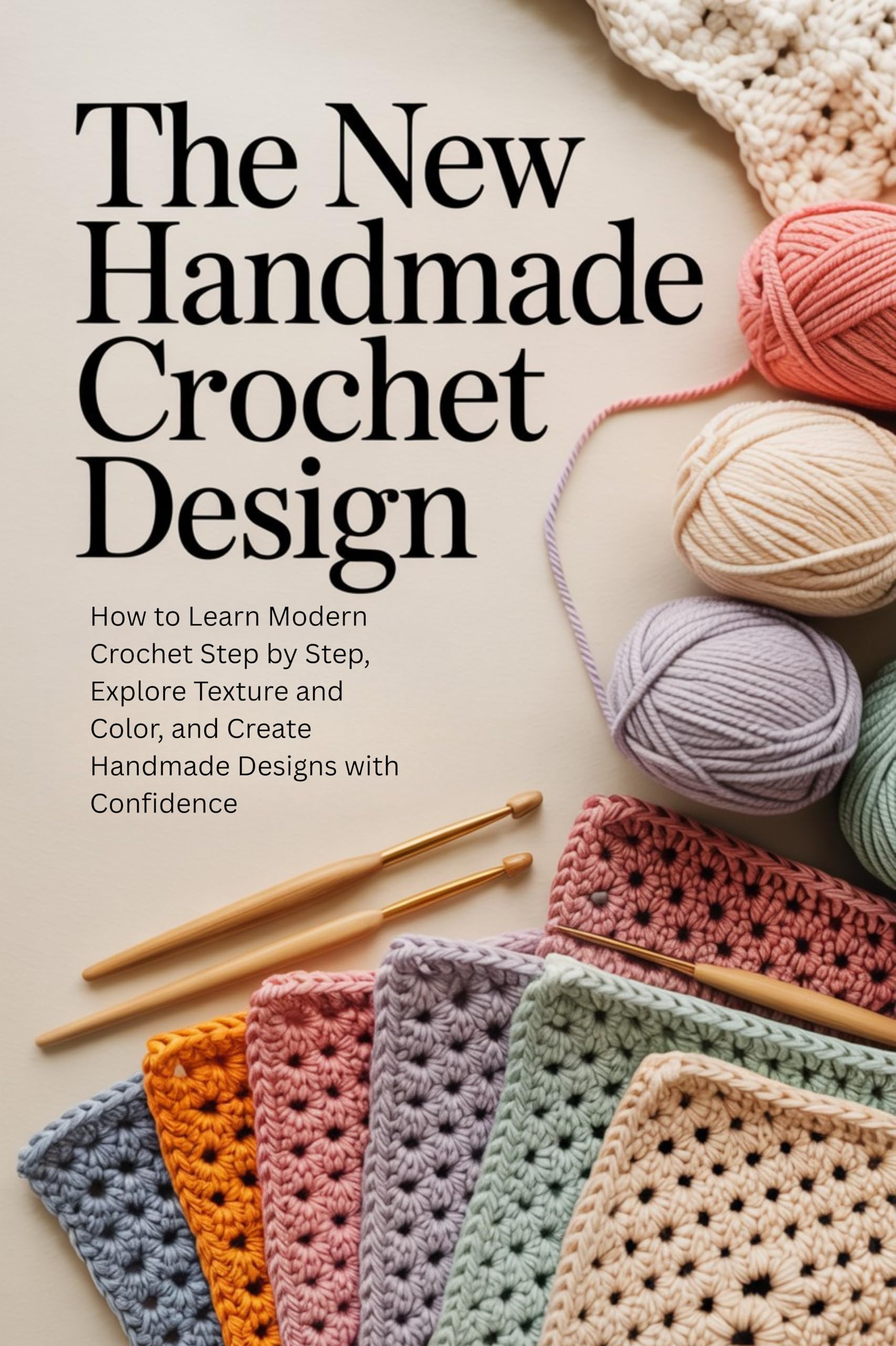 The New Handmade Crochet Design: How to Learn Modern Crochet Step by Step, Explore Texture and Color, and Create Handmade Designs With Confidence