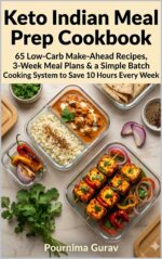 Keto Indian Meal Prep Cookbook: 65 Low-carb Make-ahead Recipes, 3-week Meal Plans & a Simple Batch Cooking System to Save 10 Hours Every Week