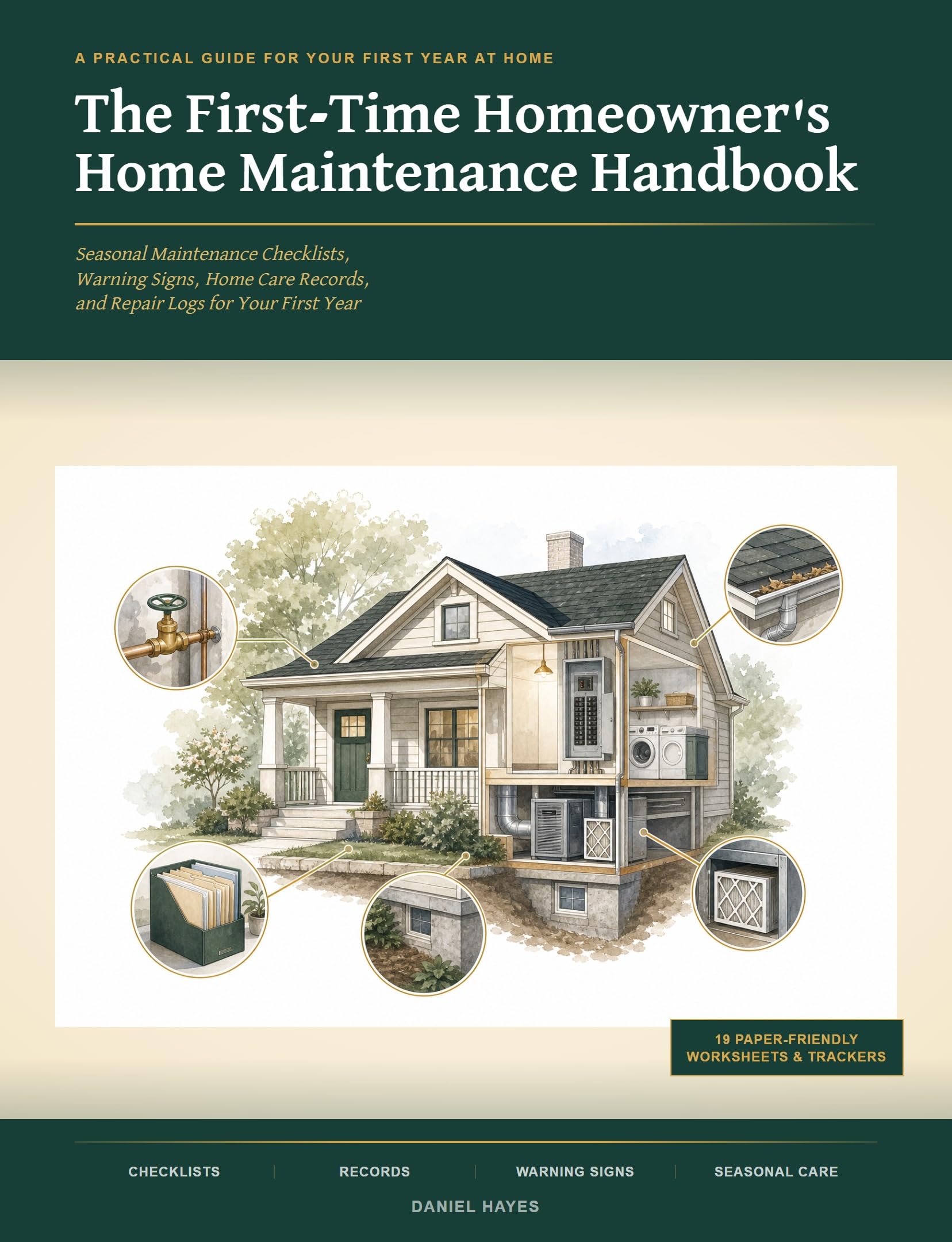 The First-time Homeowner’s Home Maintenance Handbook: Seasonal Maintenance Checklists, Warning Signs, Home Care Records, and Repair Logs for Your First Year