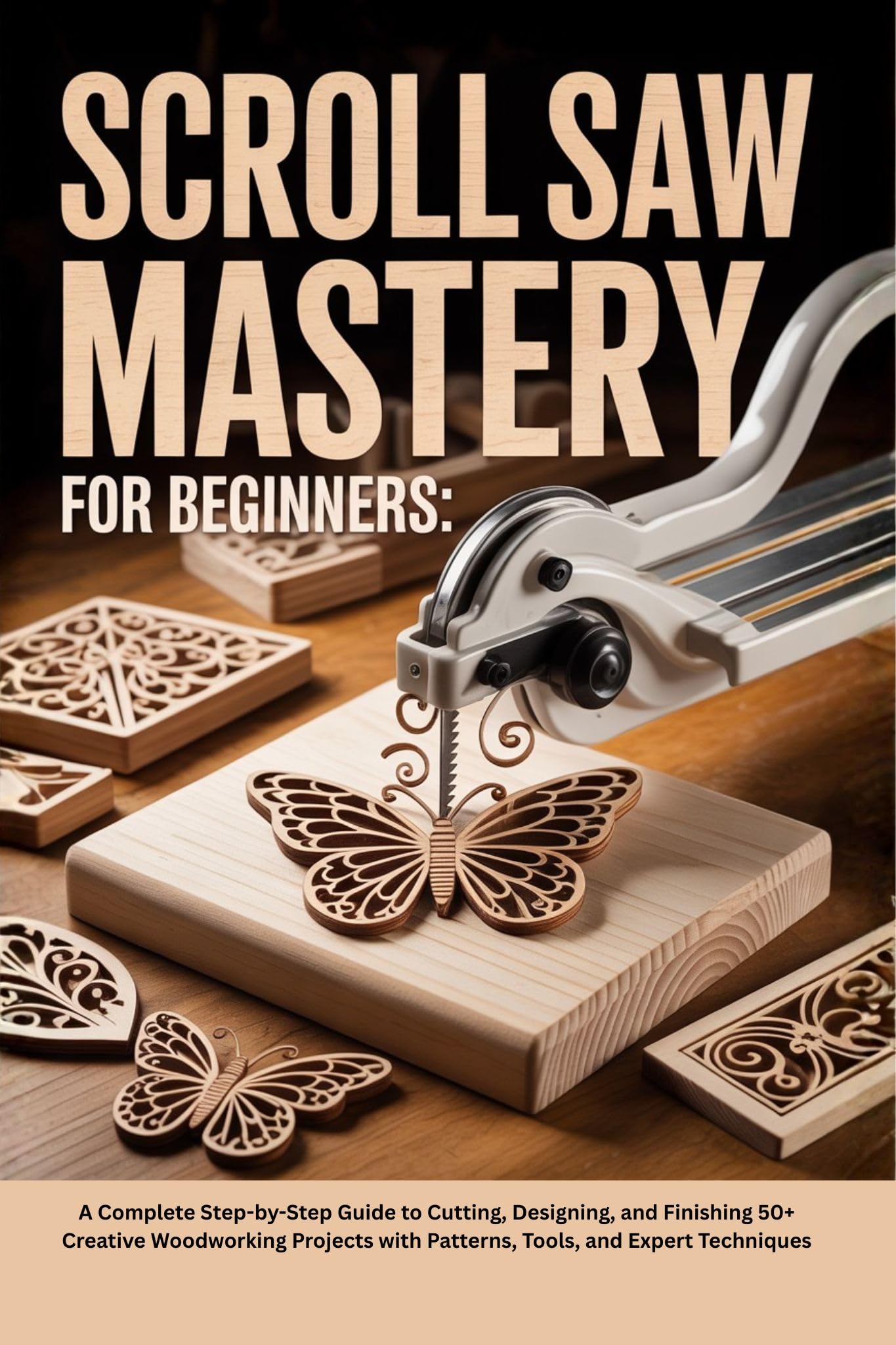 Scroll Saw Mastery for Beginners: a Complete Step-by-step Guide to Cutting, Designing, and Finishing 50+ Creative Woodworking Projects With Patterns, Tools, and Expert Techniques
