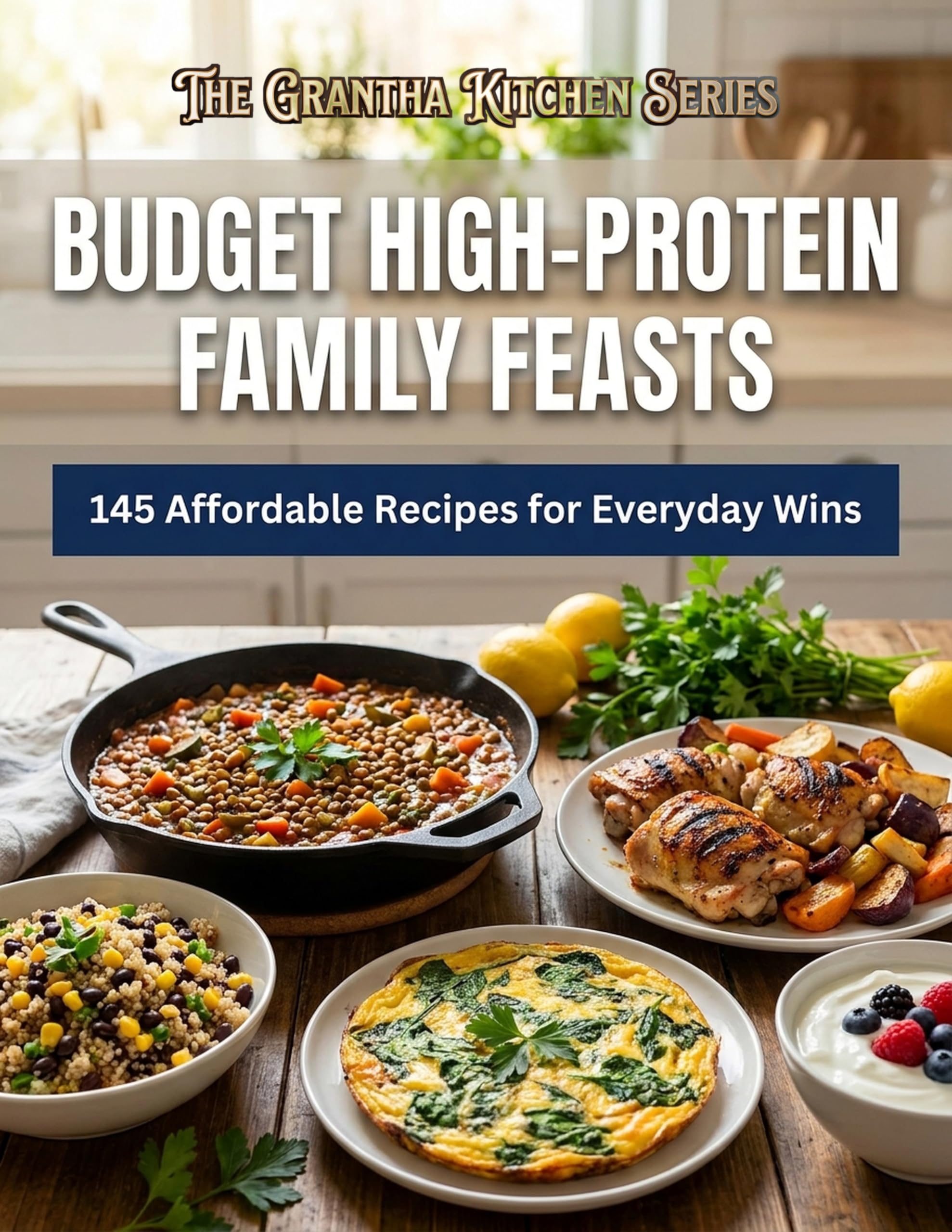 Budget High-protein Family Feasts: 145 Affordable Recipes for Everyday Wins Grantha Kitchen
