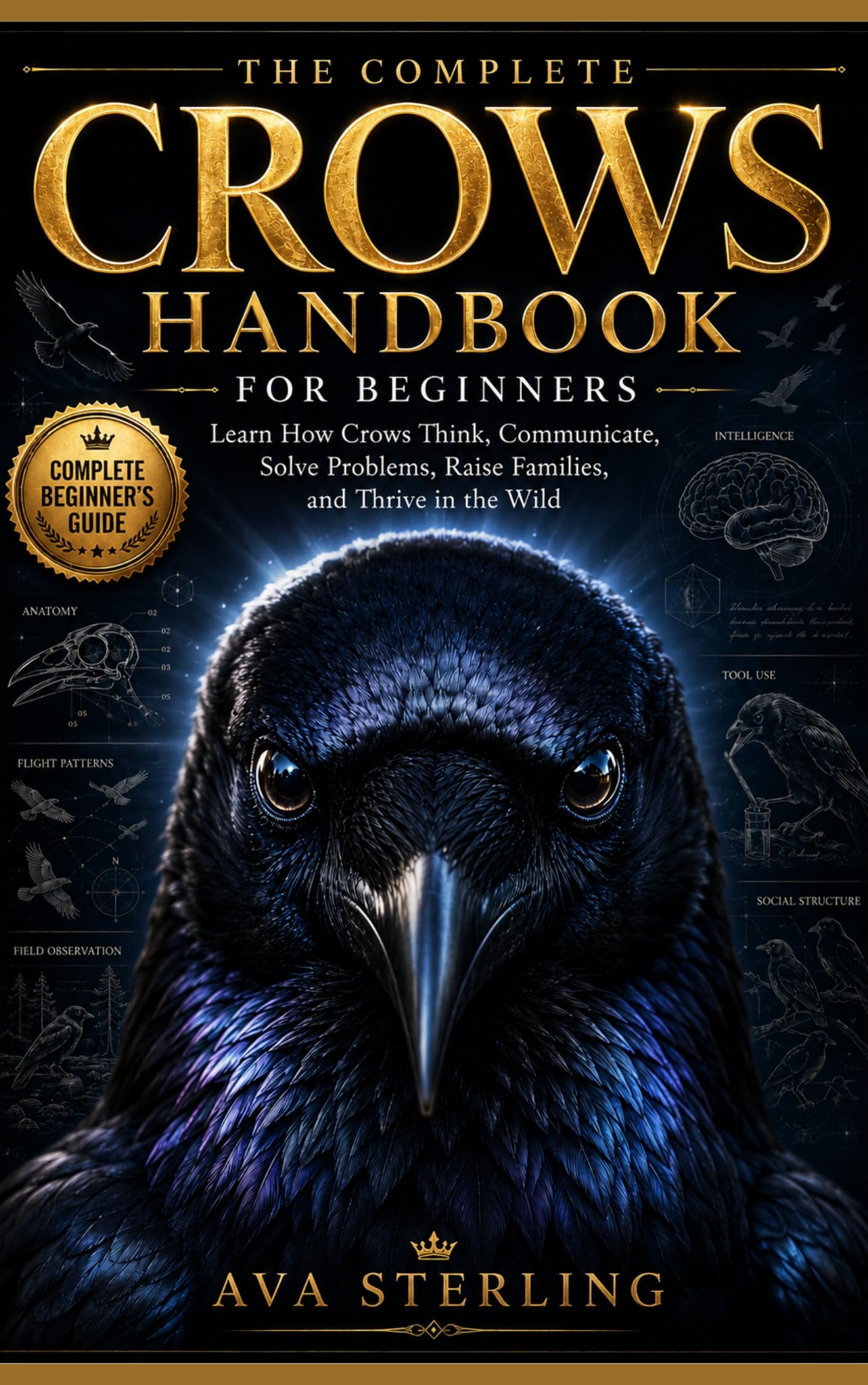 The Complete Crows Handbook for Beginners: Learn How Crows Think, Communicate, Solve Problems, Raise Families, and Thrive in the Wild