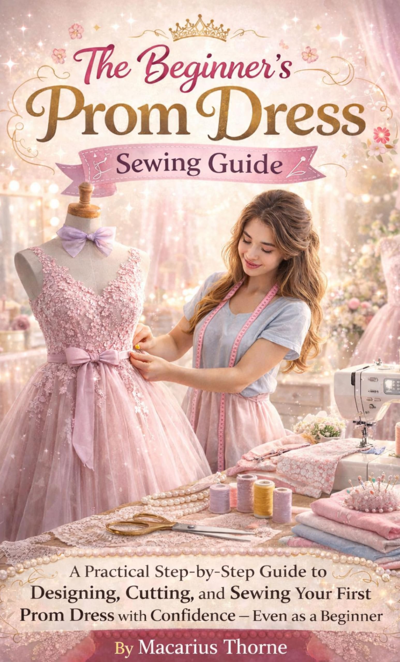 The Beginner’s Prom Dress Sewing Guide: a Practical Step by Step Guide to Designing, Cutting, and Sewing Your First Prom Dress With Confidence — Even as a Beginner