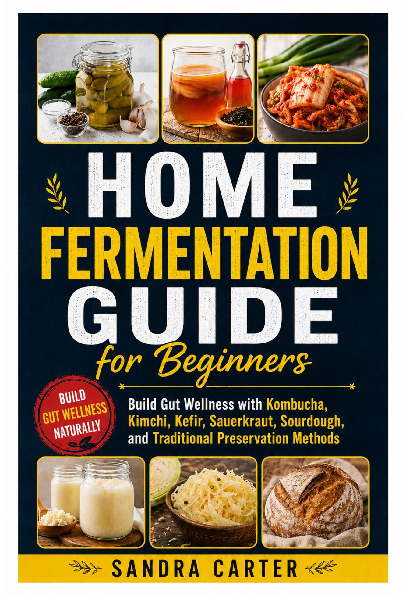 Home Fermentation Guide for Beginners: Build Gut Wellness With Kombucha, Kimchi, Kefir, Sauerkraut, Sourdough, and Traditional Preservation Methods