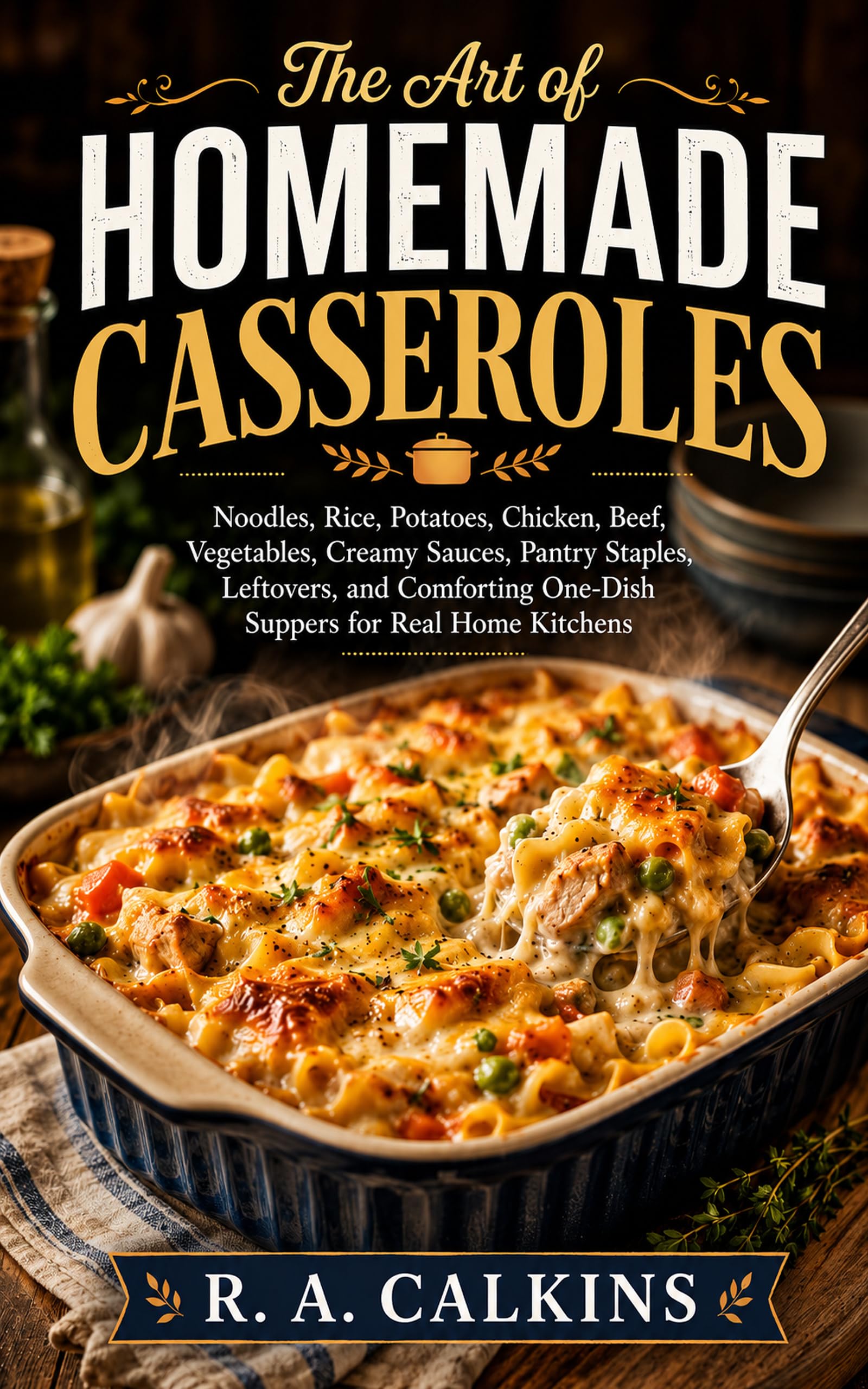 The Art of Homemade Casseroles: Noodles, Rice, Potatoes, Chicken, Beef, Vegetables, Creamy Sauces, Pantry Staples, Leftovers, and Comforting One-dish Suppers for Real Home Kitchens