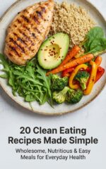 20 Clean Eating Recipes Made Simple: Simple, Balanced Recipes With Real Ingredients for a Healthier Lifestyle Without Stress & Easy Everyday Cooking: ... Recipes for Real-life Kitchens Book