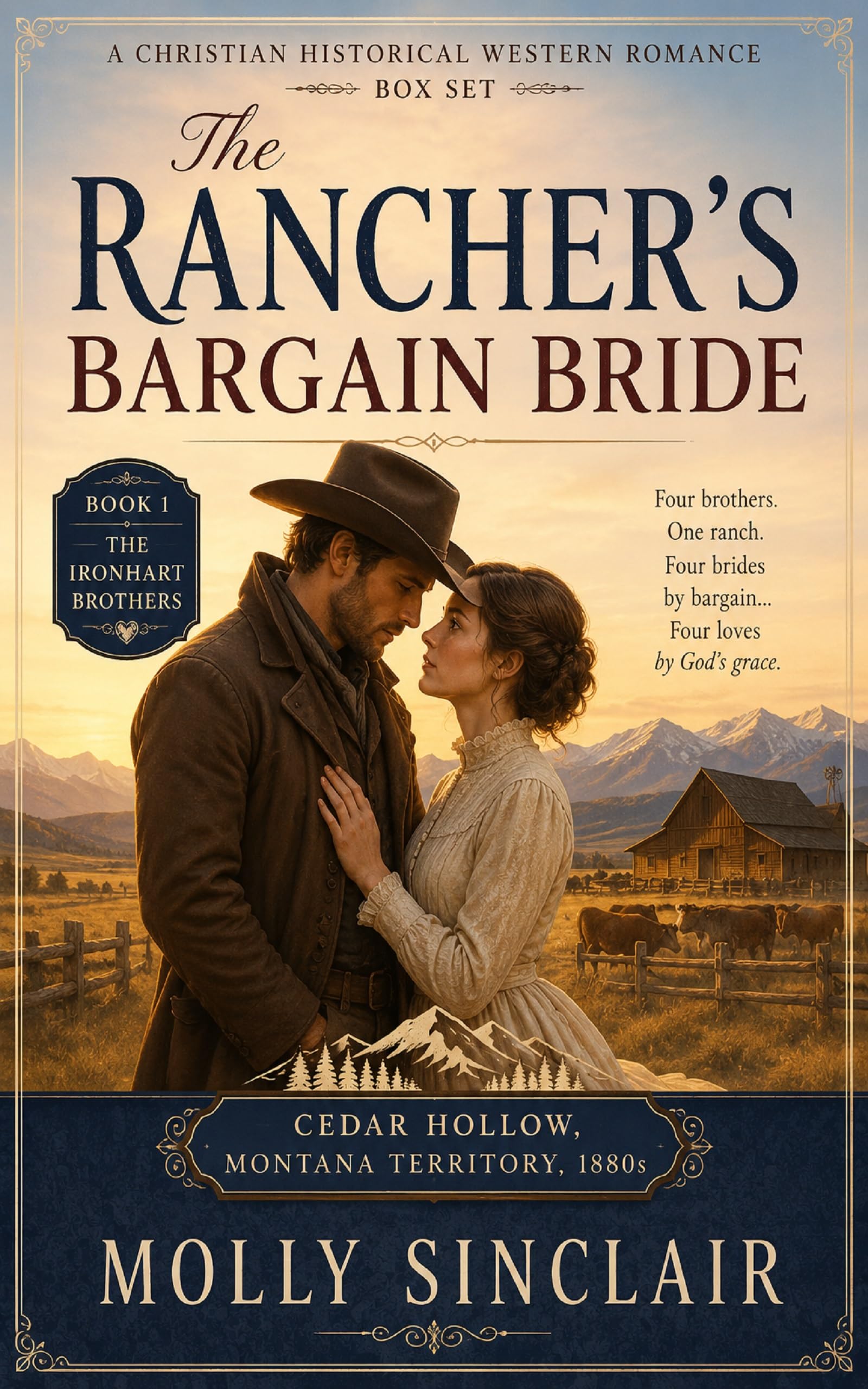The Rancher's Bargain Bride Ironhart Brothers of Cedar Hollow Book