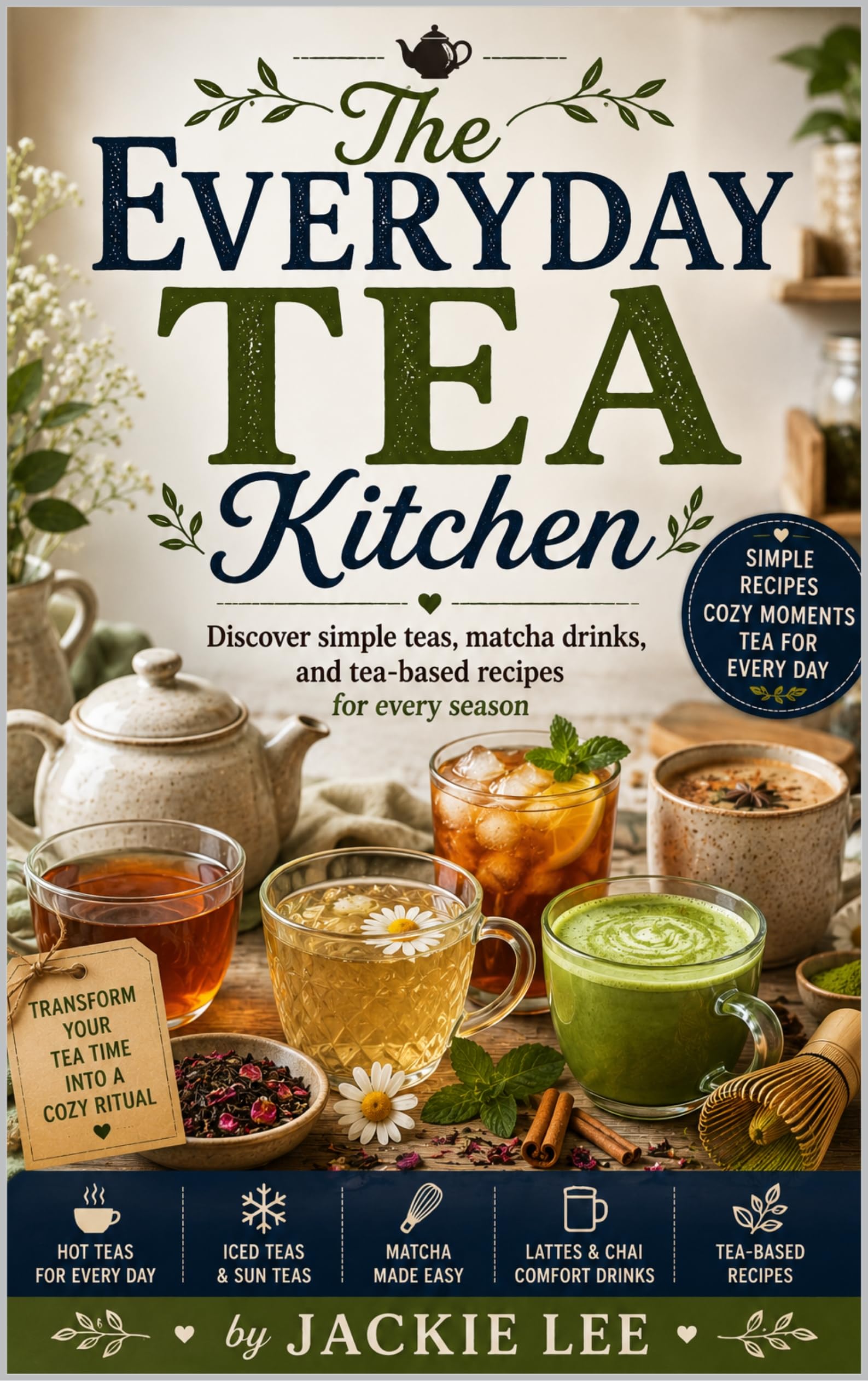 The Everyday Tea Kitchen: Discover Simple Teas, Matcha Drinks, and Tea-based Recipes for Every Season & Modern Meals Book