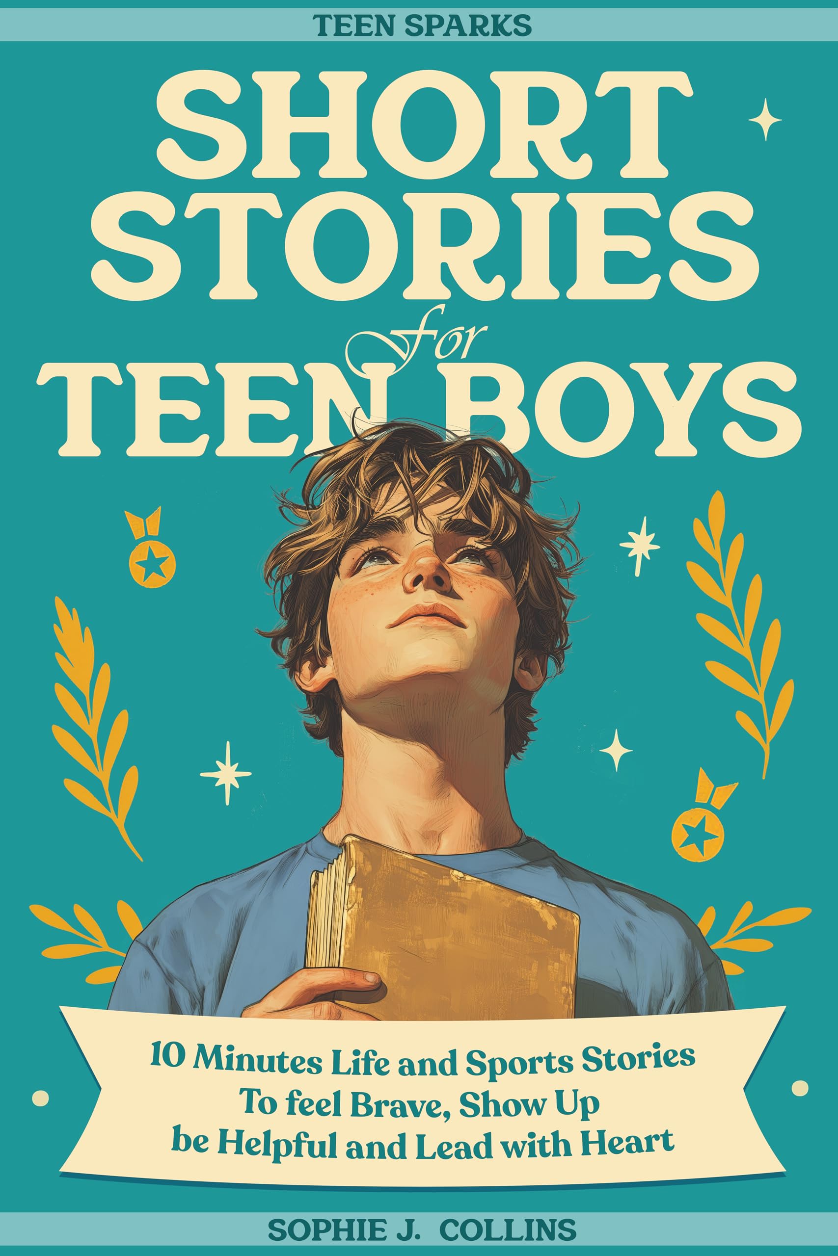 Short Stories for Teen Boys: 10-minute Uplifting Life & Sports Tales - a Teen Short Story Collection to Feel Brave, Show Up, Be Helpful, and Lead With Heart