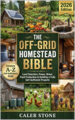 The Off-grid Homestead Bible: Land Selection, Power, Water, Food Production & Building a Fully Self-sufficient Property.
