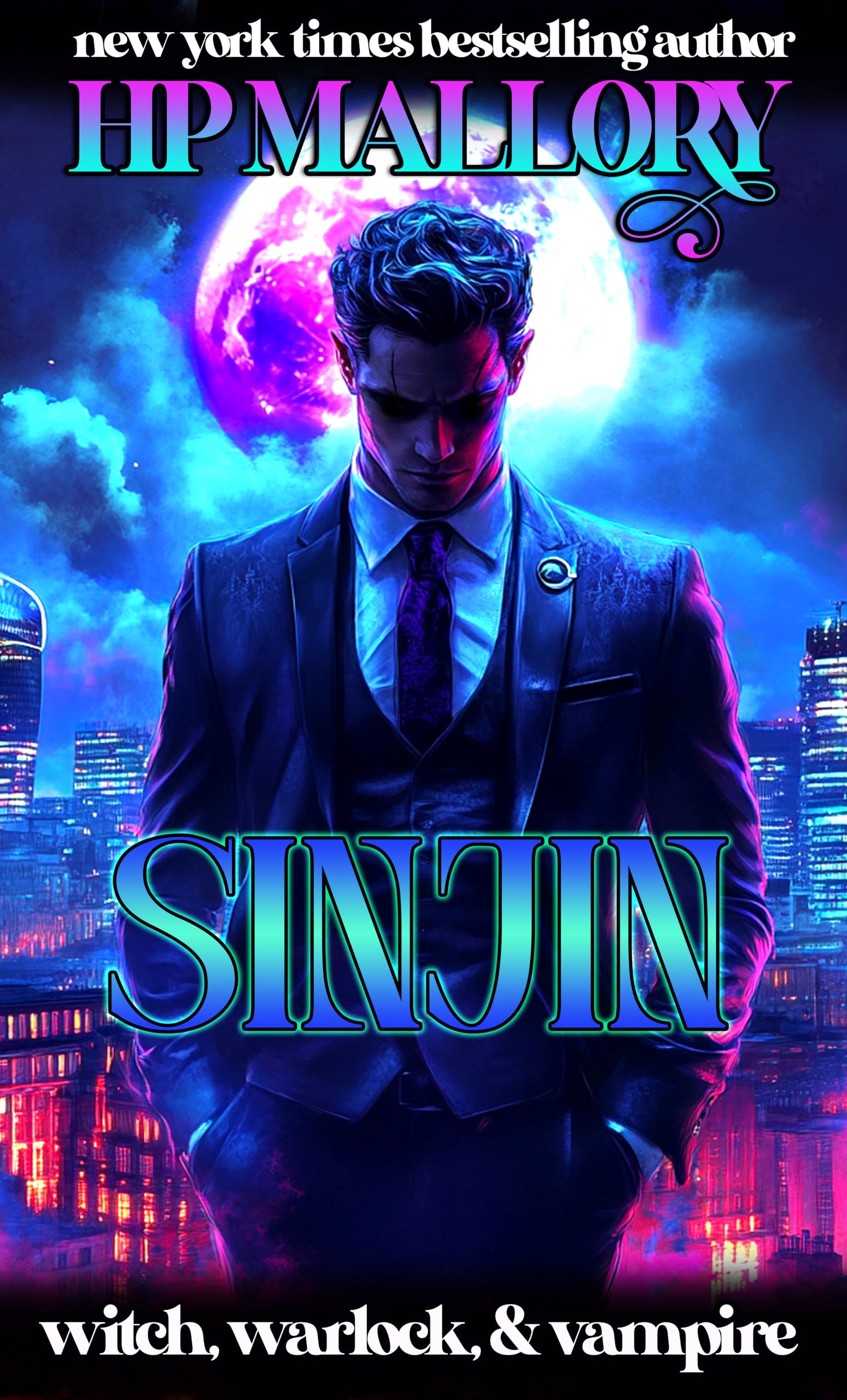 Sinjin, a Contemporary Vampire Romance: Enemies to Lovers Vampire Warlock and Vampire Book