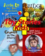 4 Toy Stories for Kids: Trains, Tools & Teddy Bears Activity Books For