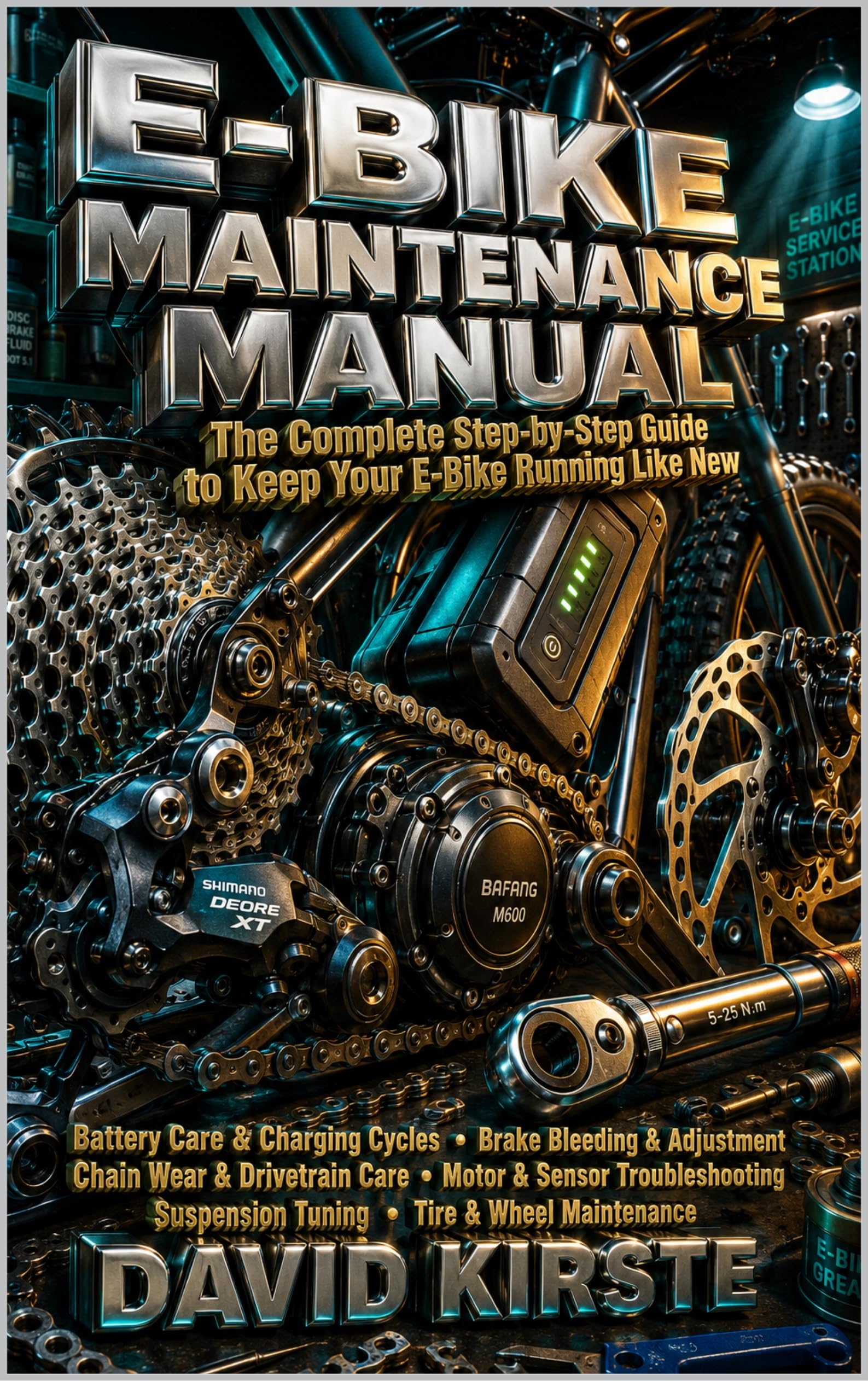 E-bike Maintenance Manual: a Step-by-step Guide to Battery Care, Brakes, Drivetrain, and Troubleshooting for Every Rider