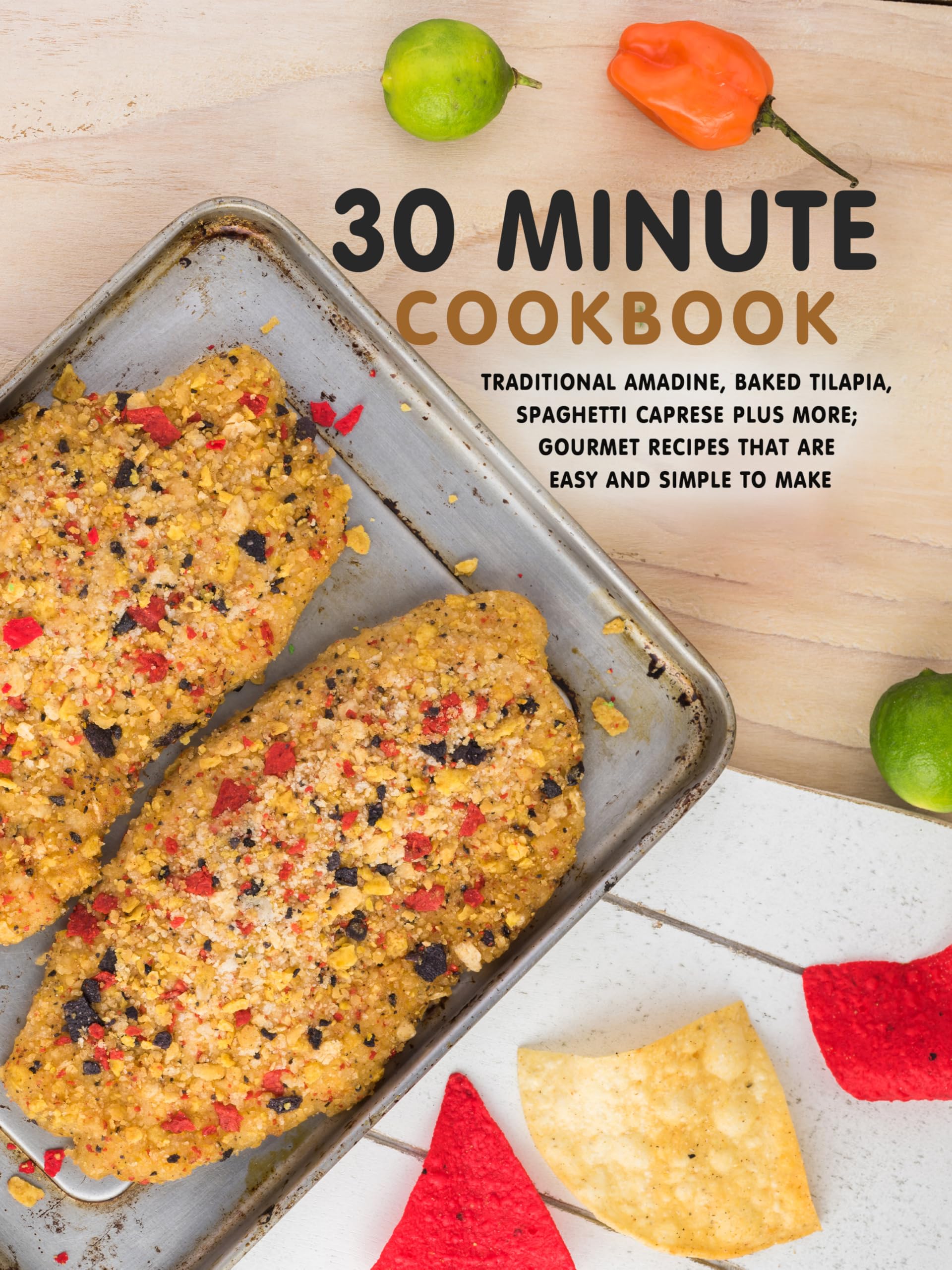 30 Minute Cookbook: Traditional Amadine, Baked Tilapia, Spaghetti Caprese Plus More; Gourmet Recipes That Are Easy and Simple to Make