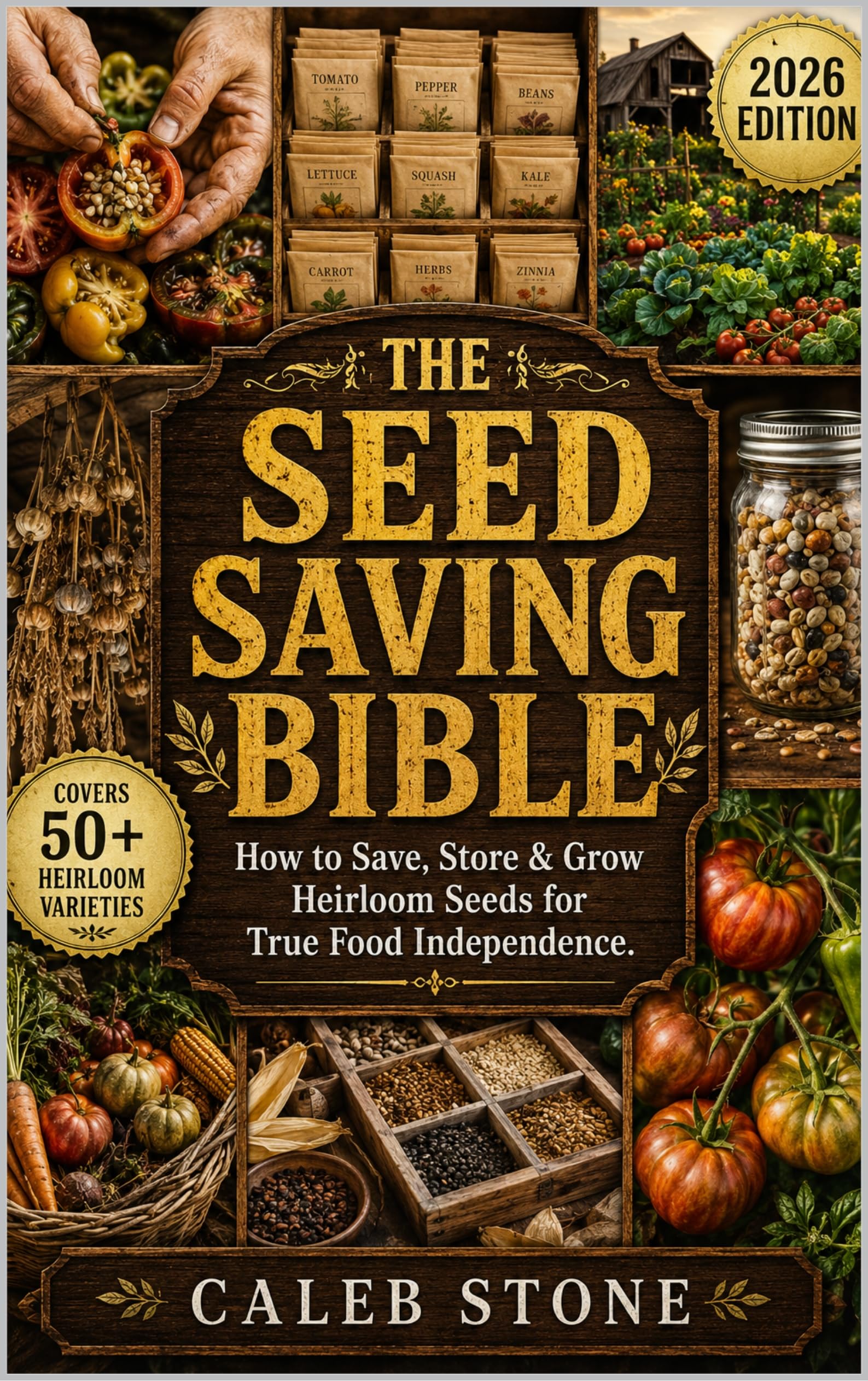 The Seed Saving Bible: How to Save, Store, and Grow Heirloom Seeds for True Food Independence.