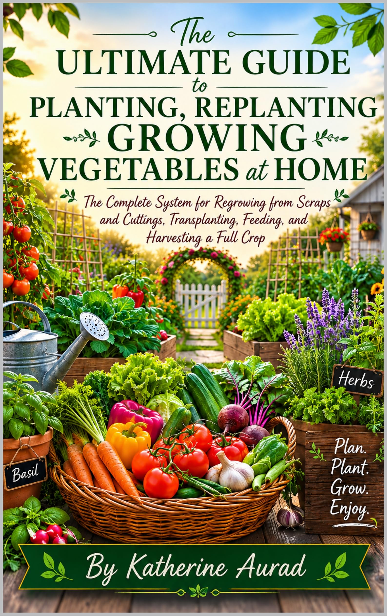 The Ultimate Guide to Planting, Replanting and Growing Vegetables at Home: the Complete System for Regrowing From Scraps and Cuttings, Transplanting, Feeding, and Harvesting a Full Crop