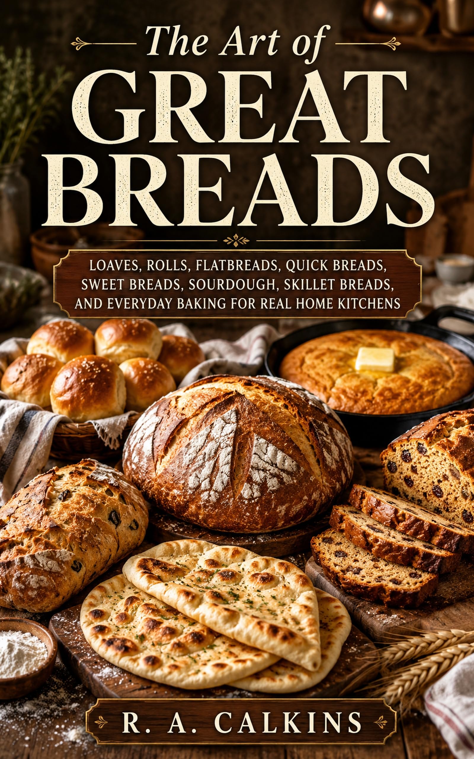 The Art of Great Breads: Loaves, Rolls, Flatbreads, Quick Breads, Sweet Breads, Sourdough, Skillet Breads, and Everyday Baking for Real Home Kitchens