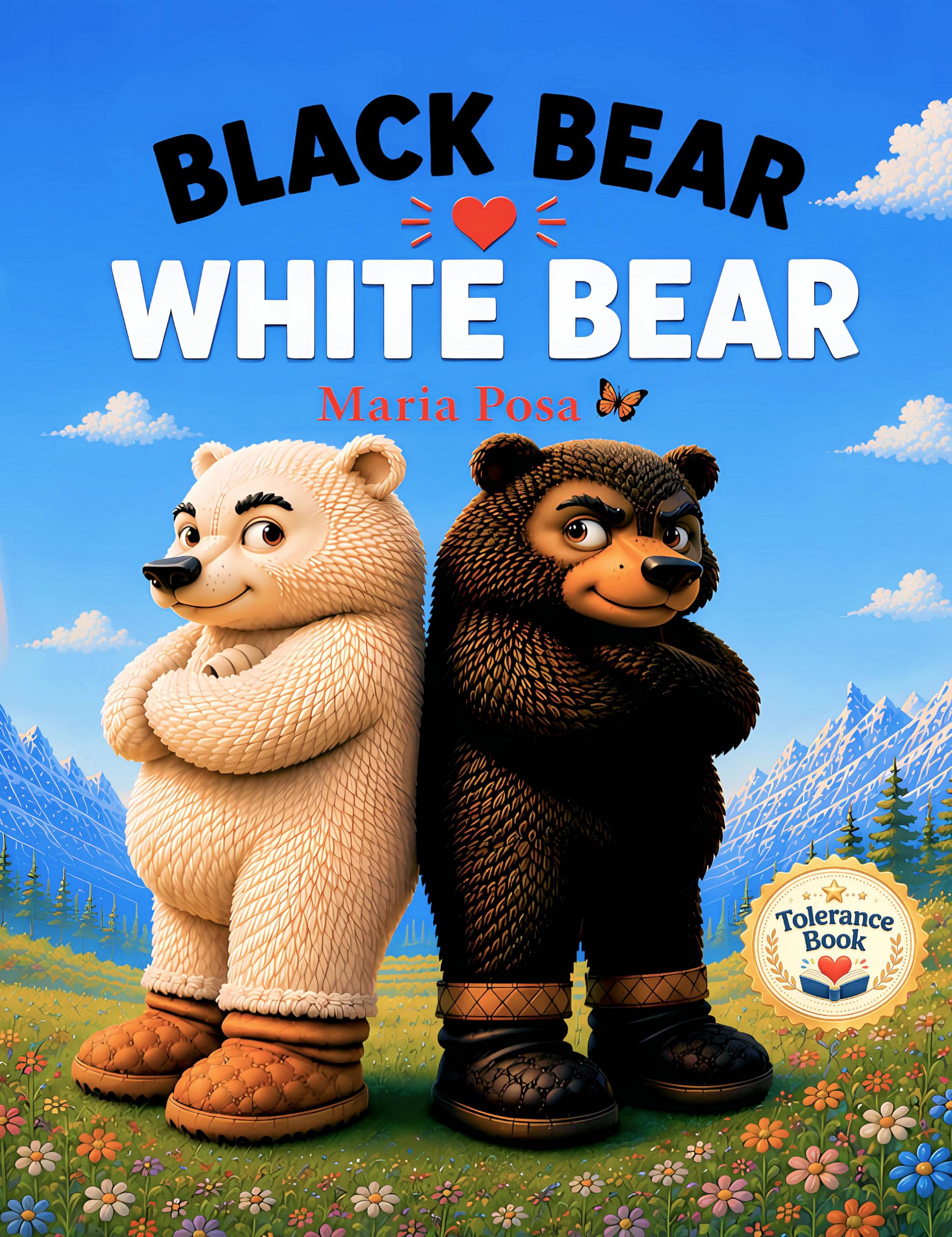 Black Bear, White Bear: a Children's Book About Patience and Tolerance for Preschoolers and Beginning Readers. for Kids 3-6