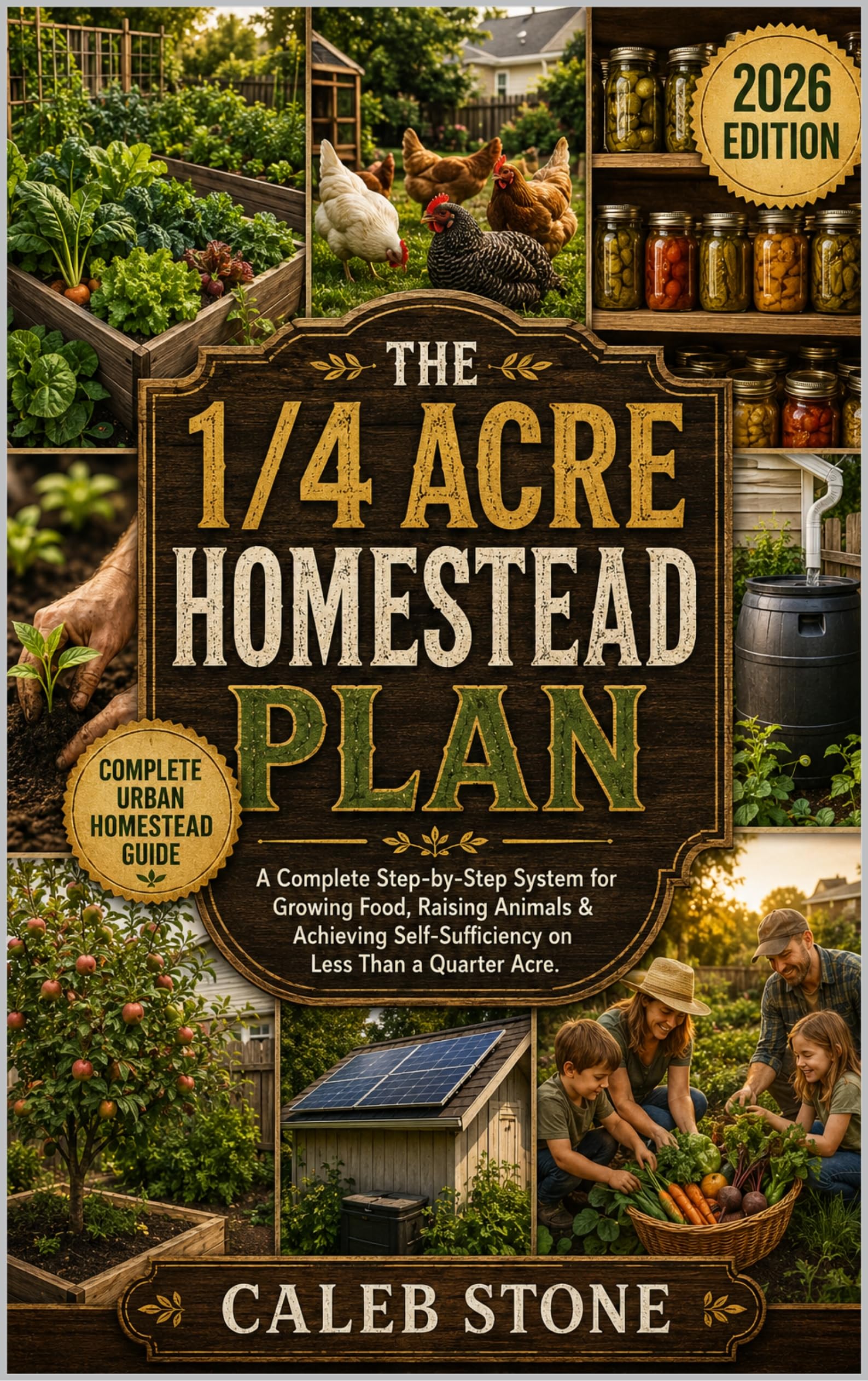 The 1/4 Acre Homestead Plan: a Complete Step-by-step System for Growing Food, Raising Animals, and Achieving Self-sufficiency on Less Than a Quarter Acre