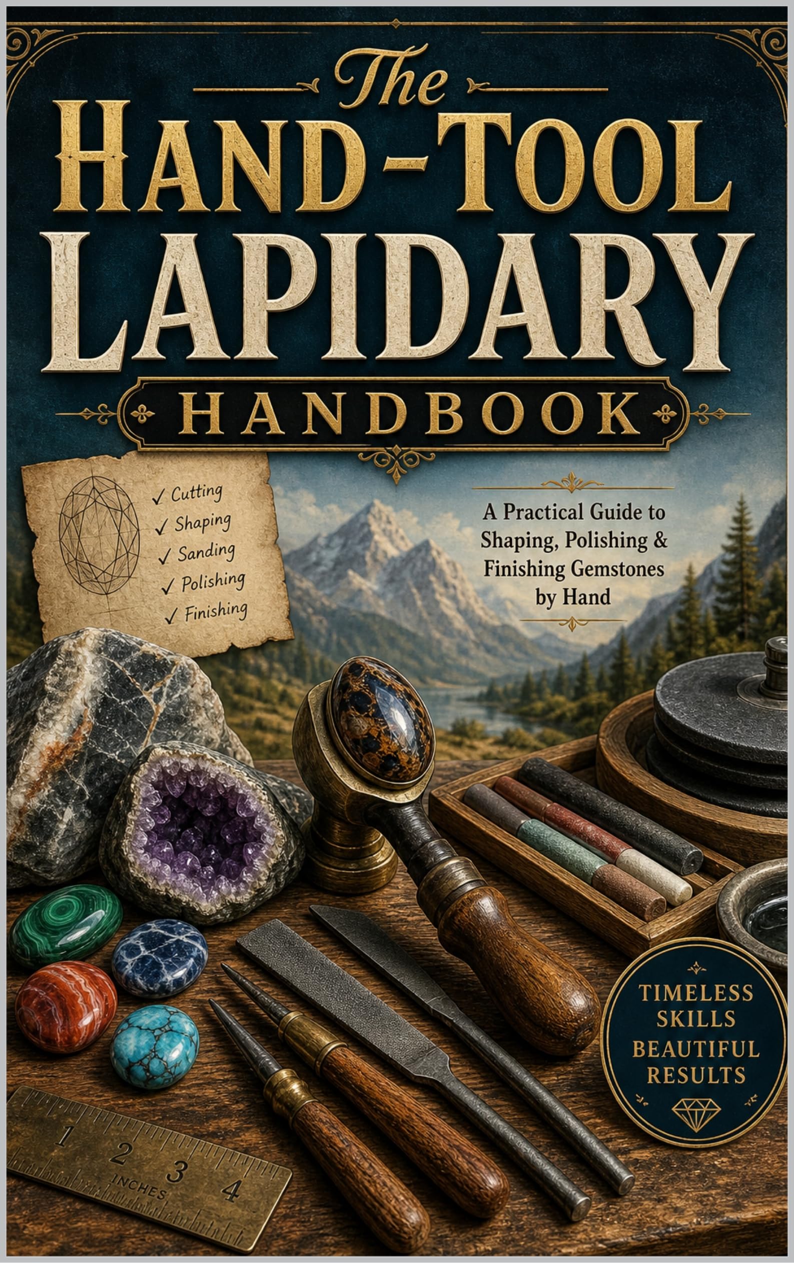 The Hand-tool Lapidary Handbook: a Practical Guide to Shaping, Polishing & Finishing Gemstones by Hand