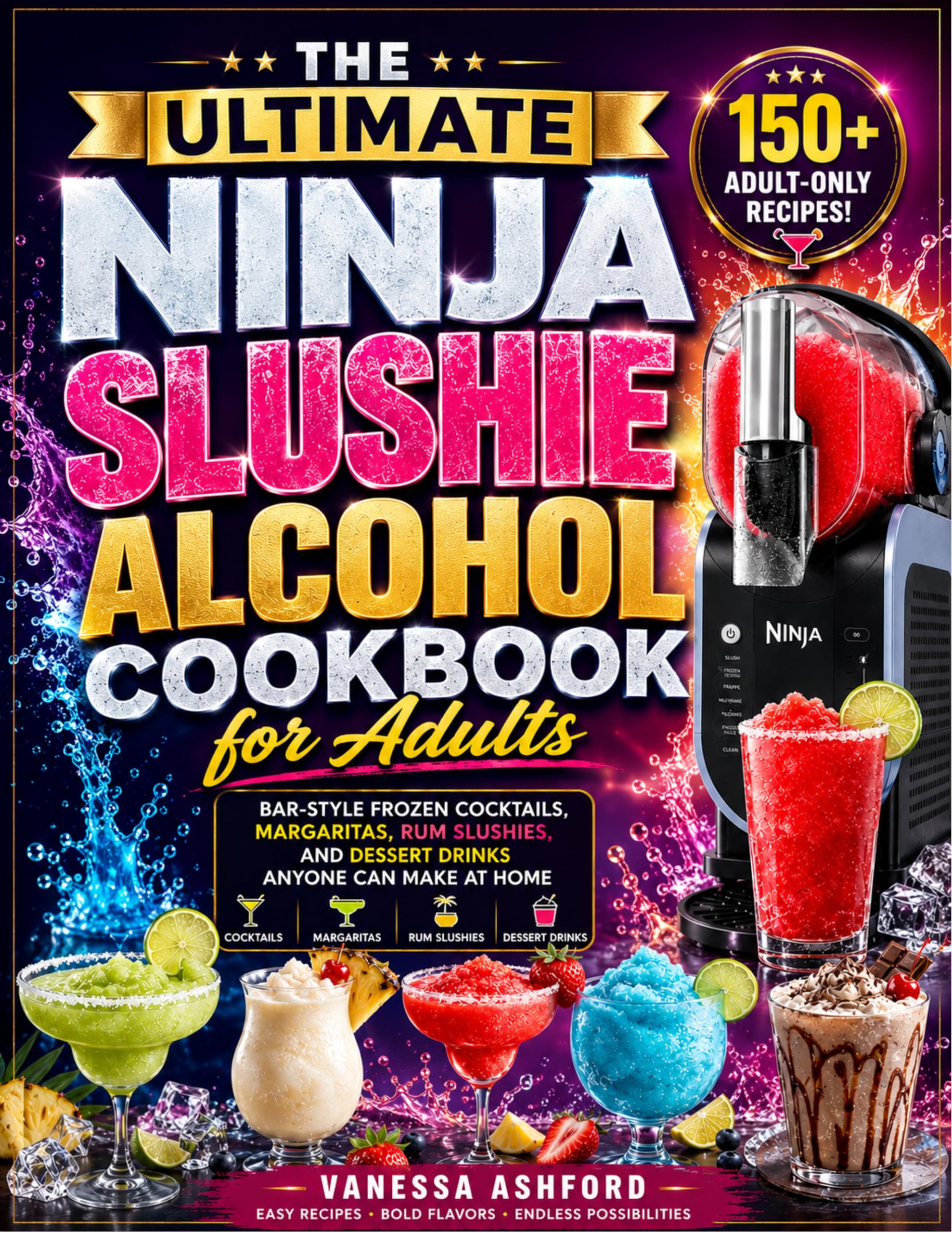 The Ultimate Ninja Slushie Alcohol Cookbook for Adults: Bar-style Frozen Cocktails, Margaritas, Rum Slushies, and Dessert Drinks Anyone Can Make at Home Drink