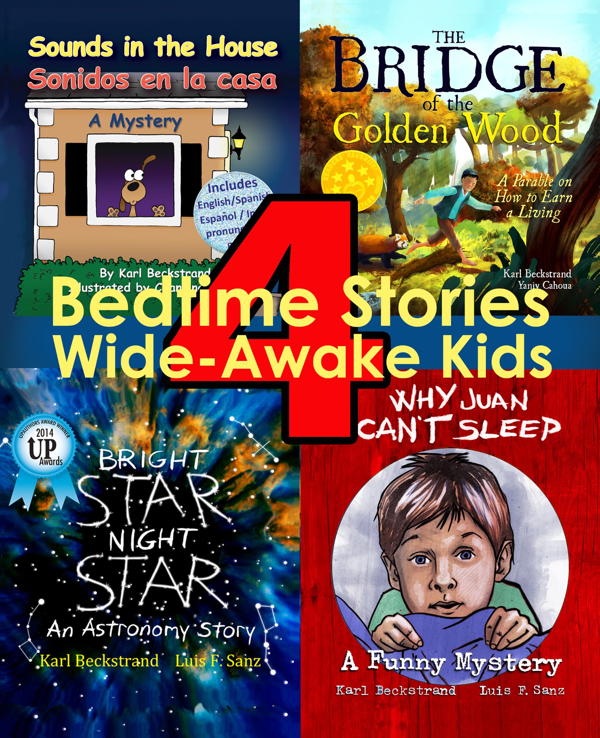 4 Bedtime Stories for Wide-awake Kids: Stories That Spark Wonder, Calm & Conversation Bedtime Stories Book