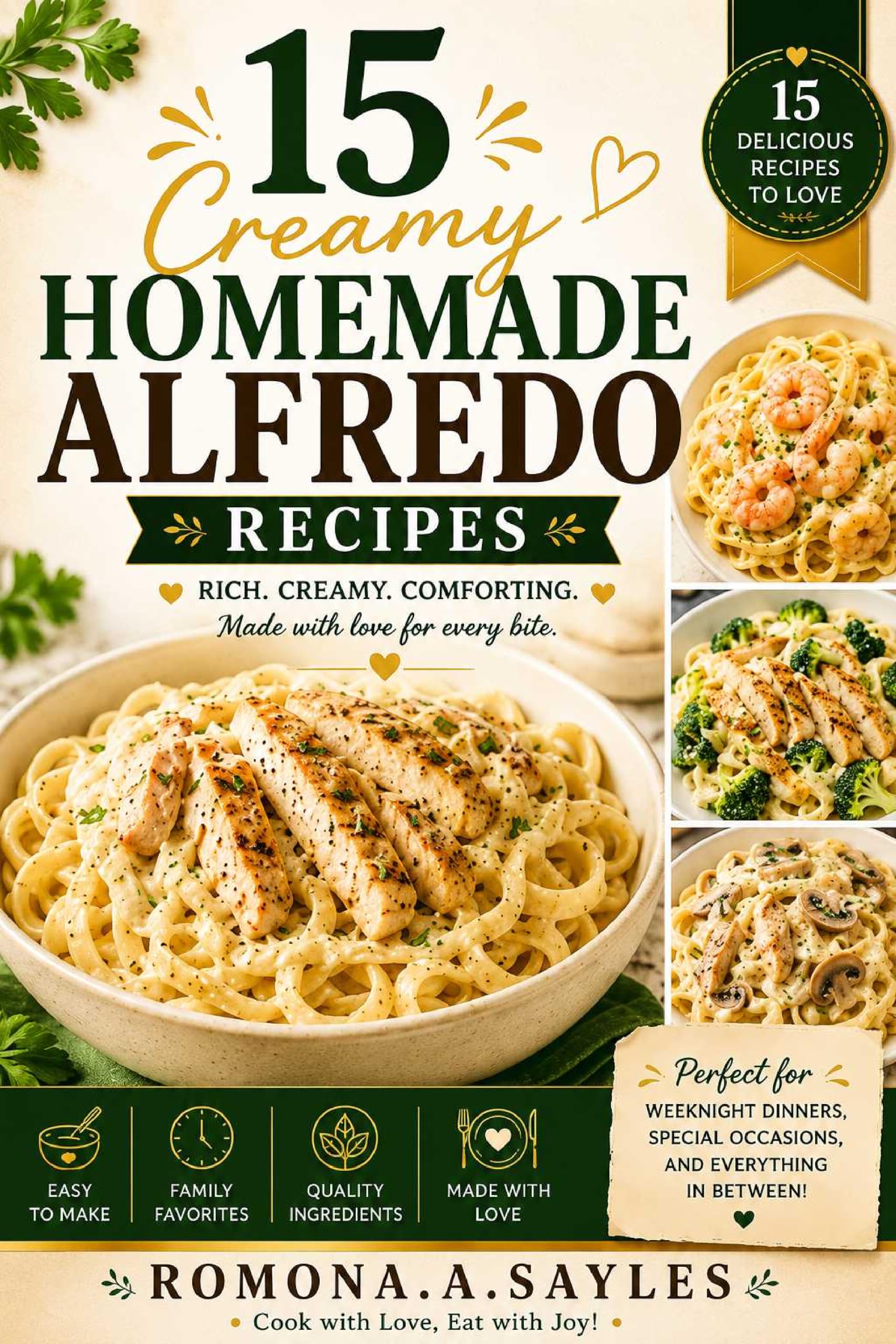15 Creamy Homemade Alfredo Recipes : Easy Recipe for Creamy Homemade Alfredo Recipes