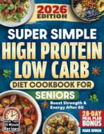 Super Simple High Protein Low Carb Cookbook for Seniors: Dietitian-approved Guide to Longevity, Strength and Vitality - Quick Recipes, 28-day Meal Plan & Shopping Lists for Over 60s
