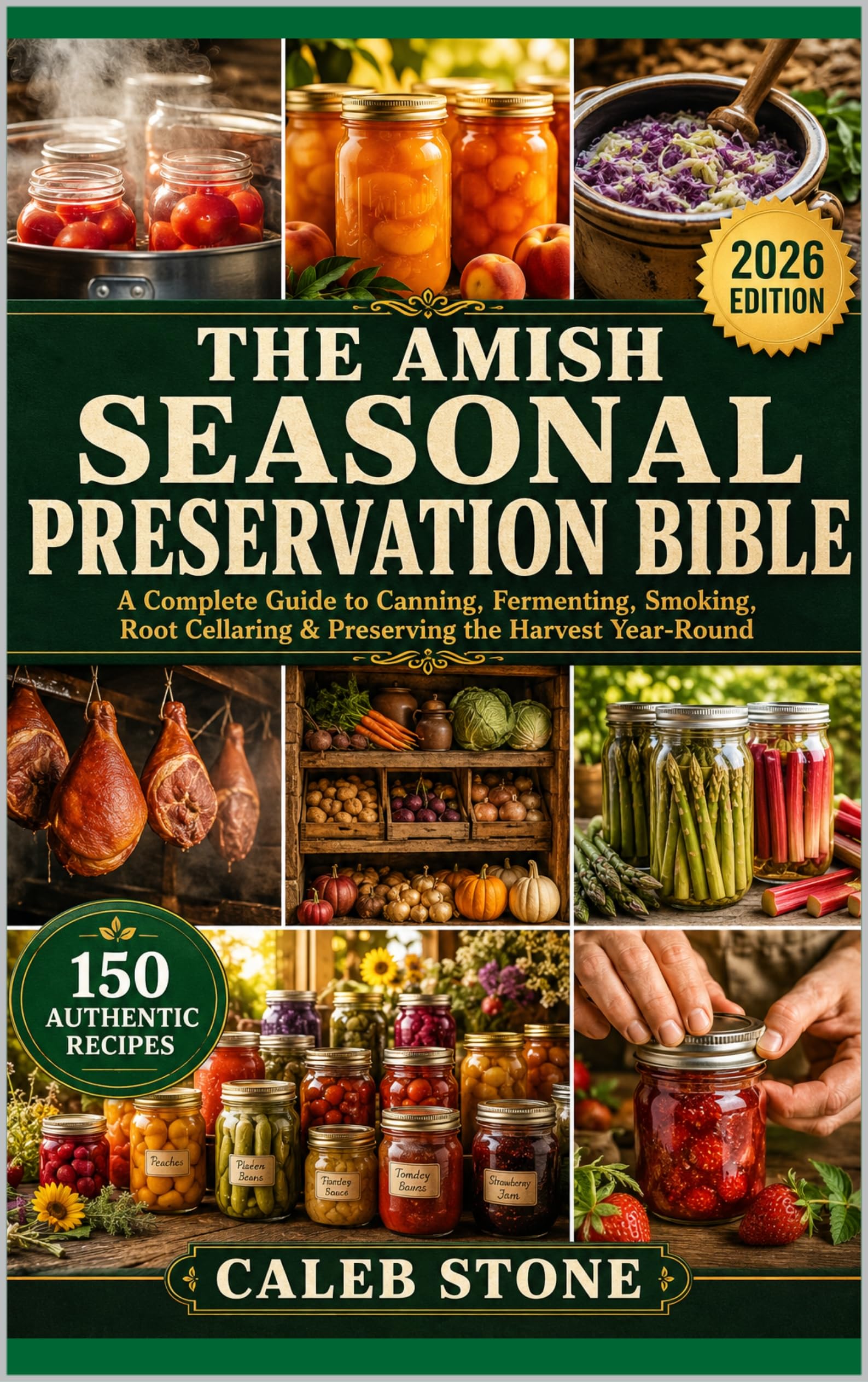The Amish Seasonal Preservation Bible: Traditional Canning, Fermenting, Smoking, and Root Cellaring Methods for Spring, Summer, Fall, and Winter