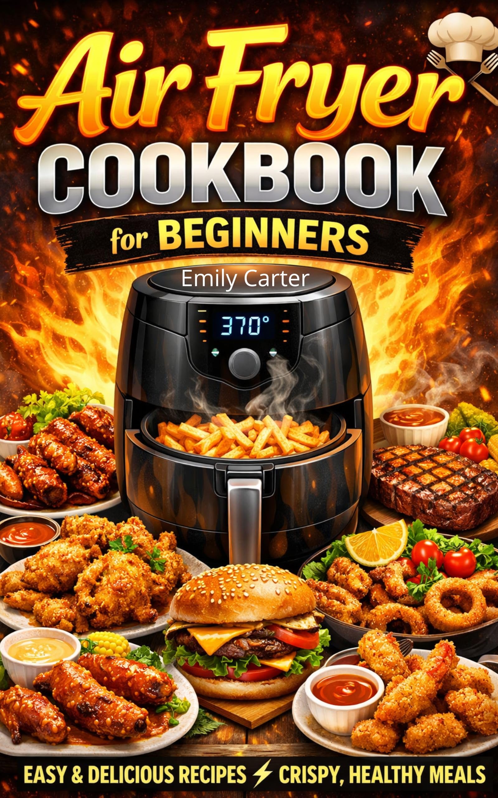 Air Fryer Cookbook for Beginners: Easy, Crispy & Healthy Recipes for Every Meal — Quick & Effortless Air Fryer Cooking for Busy People