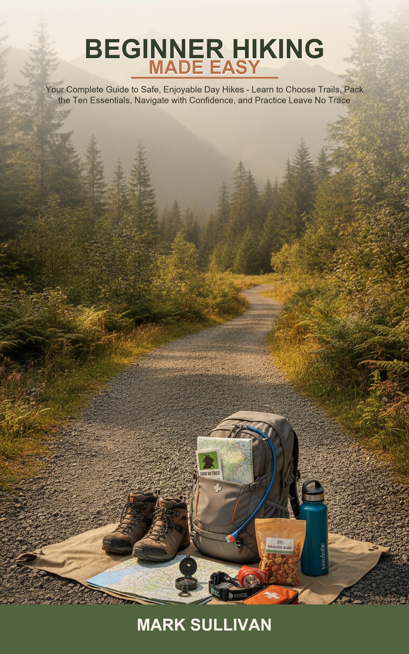 Beginner Hiking Made Easy: Your Complete Guide to Safe, Enjoyable Day Hikes -- Learn to Choose Trails, Pack the Ten Essentials, Navigate With Confidence, and Practice Leave No Trace