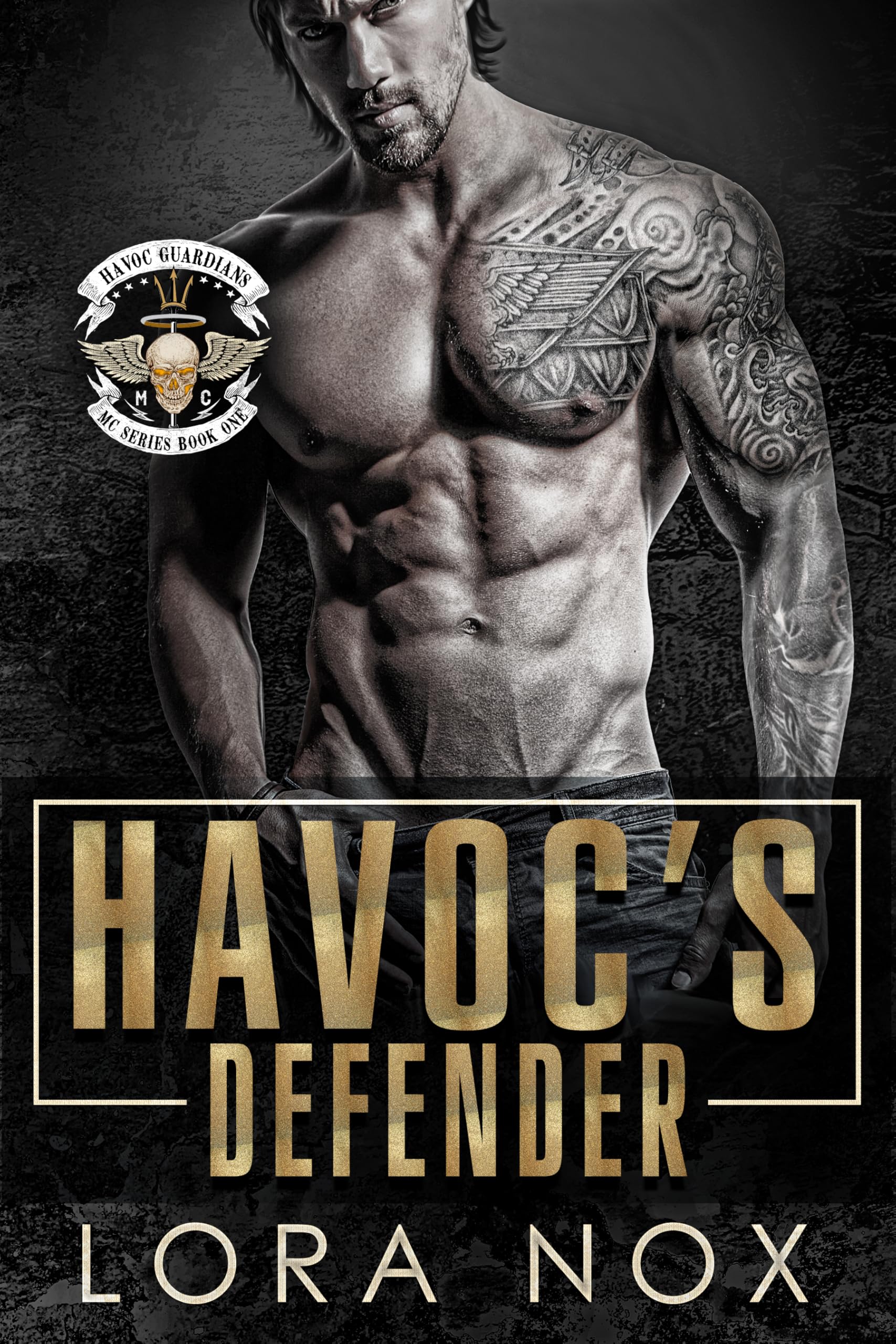 Havoc's Defender: a Forced Proximity, Age Gap Mc Romance Guardians Mc Book